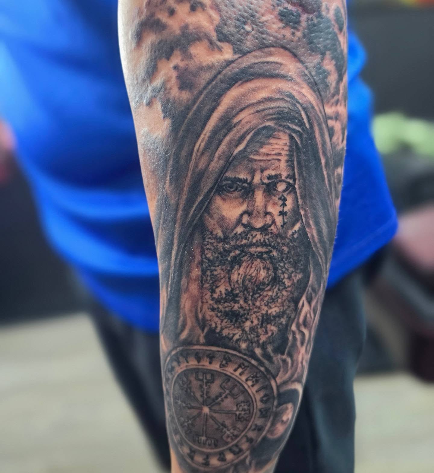 Tattoo by @david_winn_tattoos — realism, black_and_grey