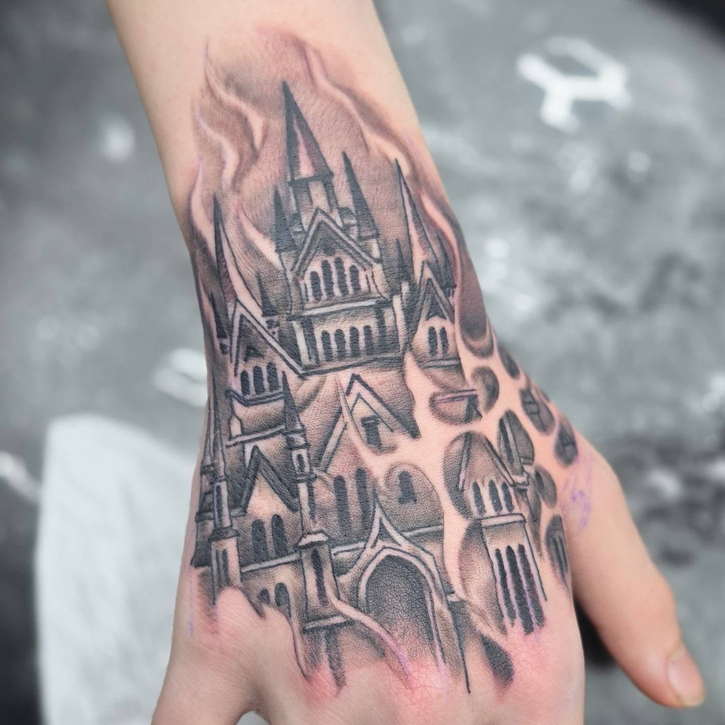 Tattoo by @david_winn_tattoos — black_and_grey