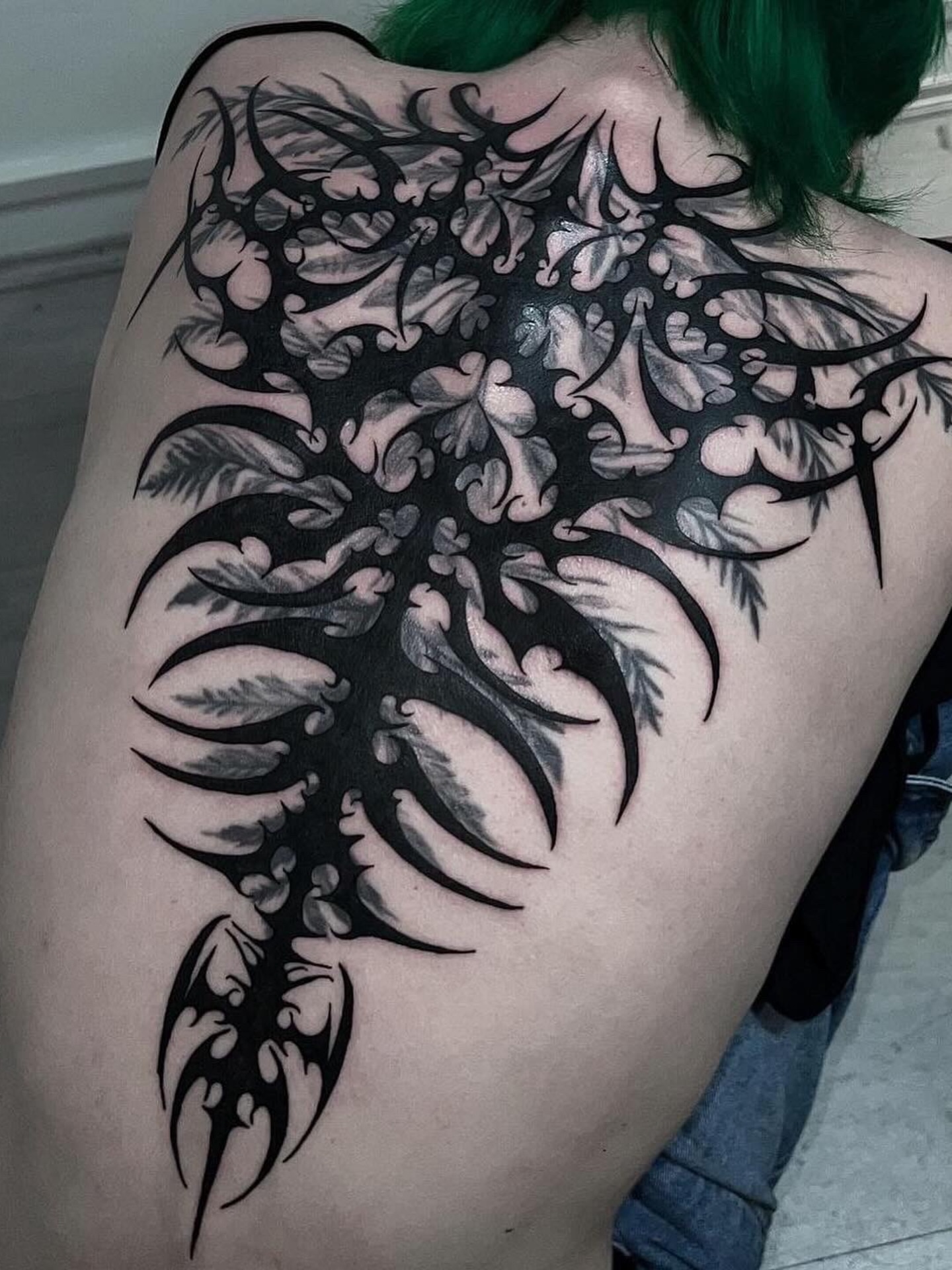 Tattoo by @diiv4n — tribal