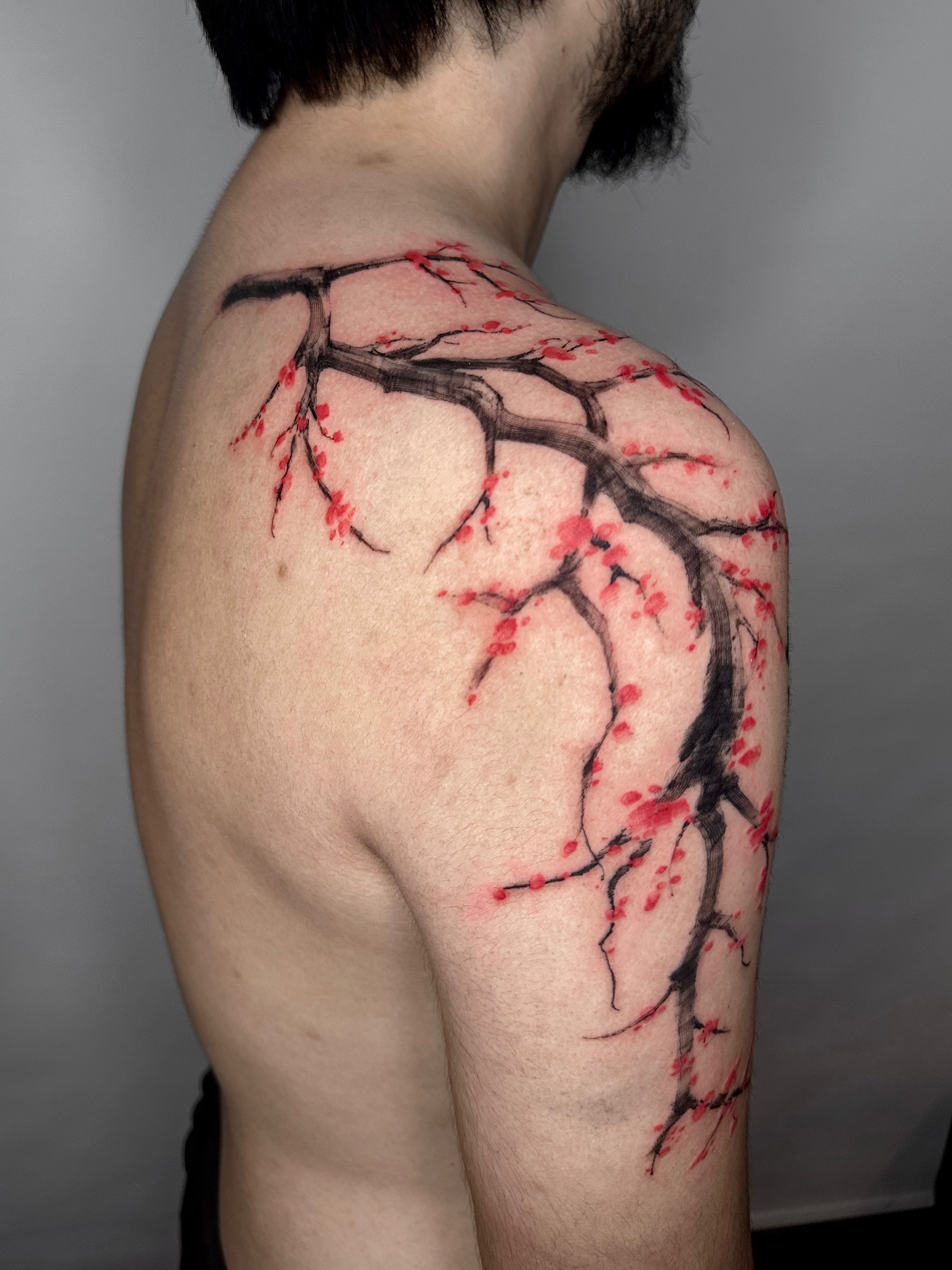 Tattoo by @338tattoo — watercolor