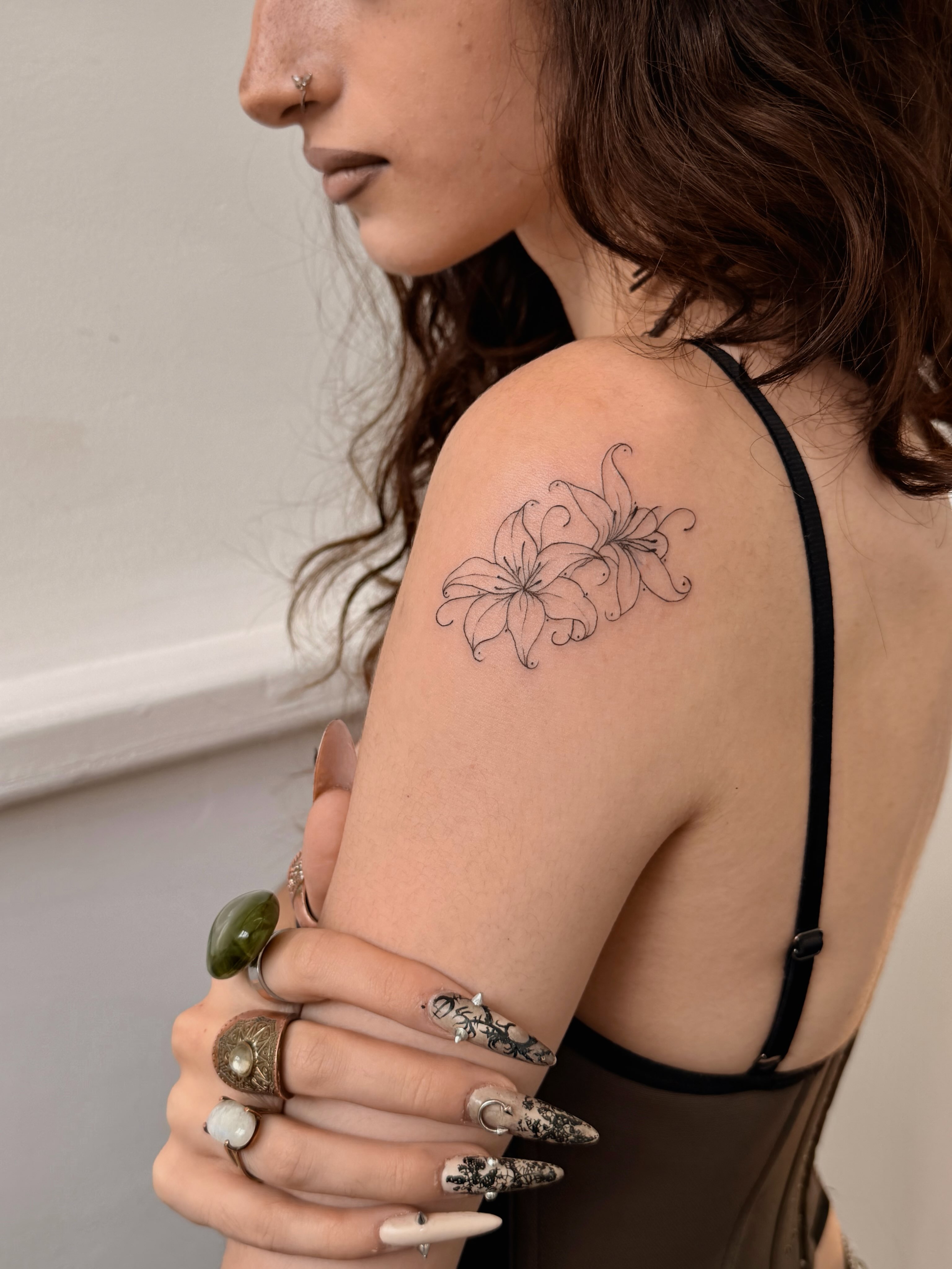 Tattoo by @aholladaytattoo — black_and_grey