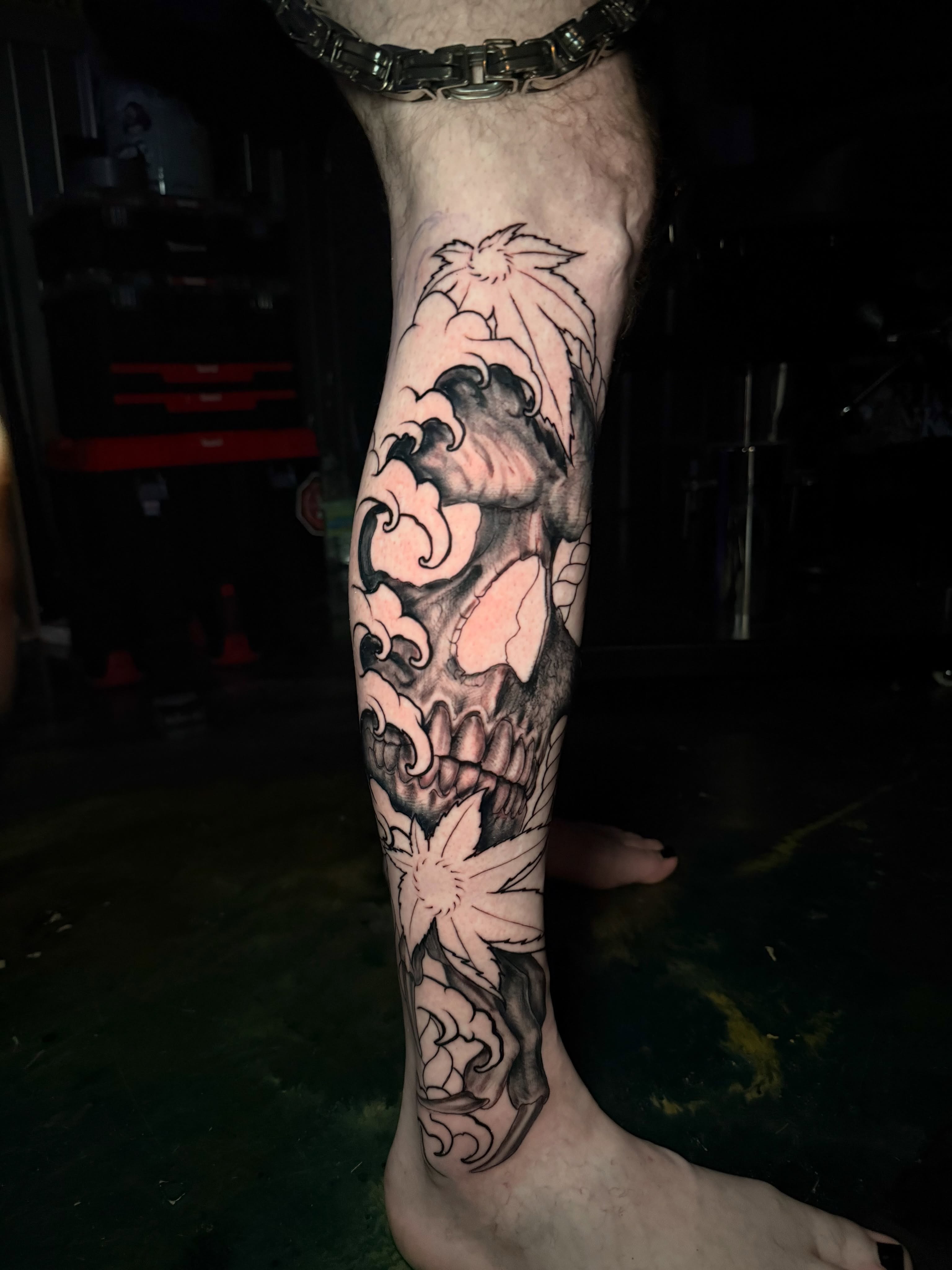 Tattoo by @garrett.morrell — black_and_grey