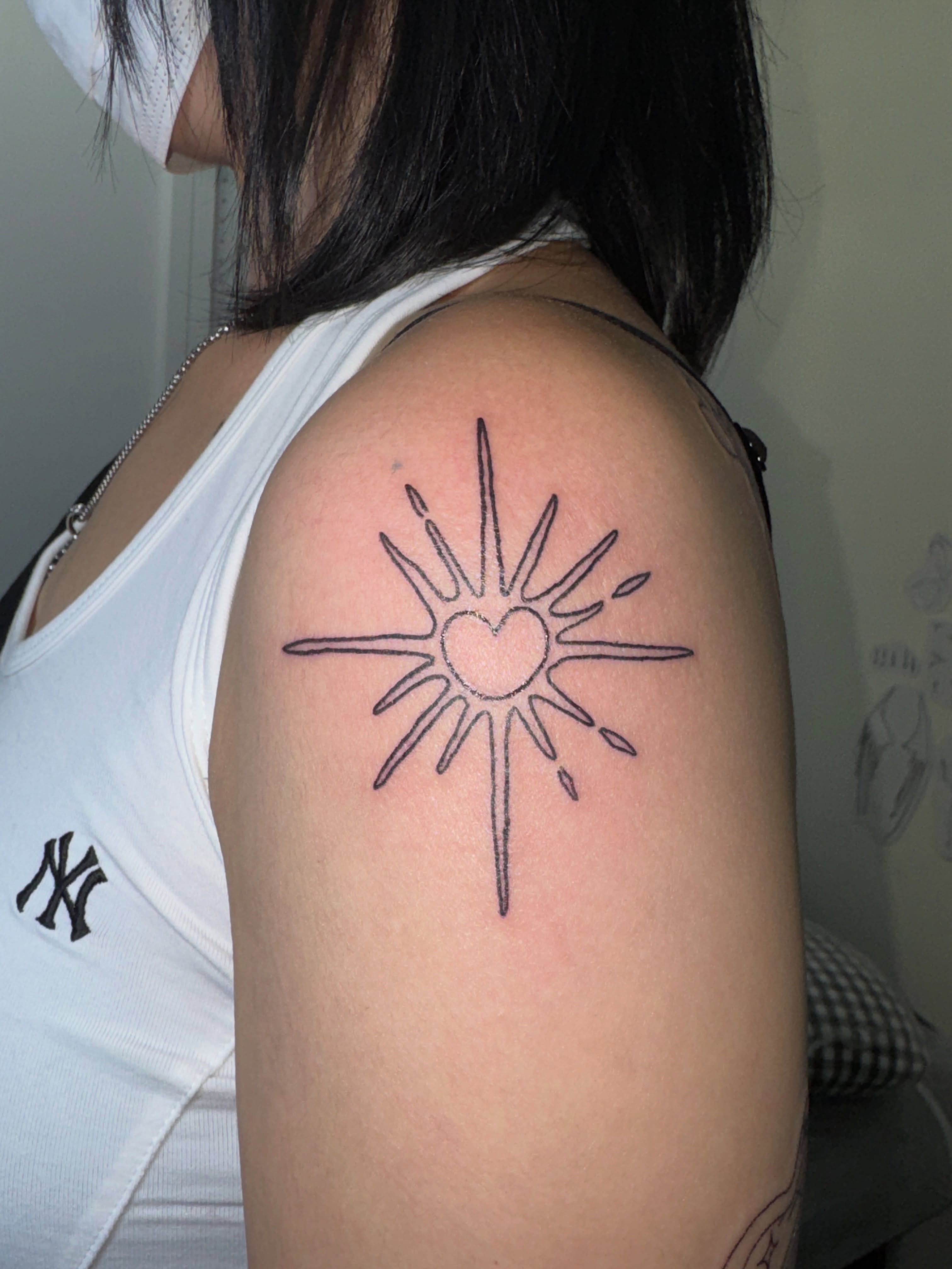 Tattoo by @jisutat — minimalist