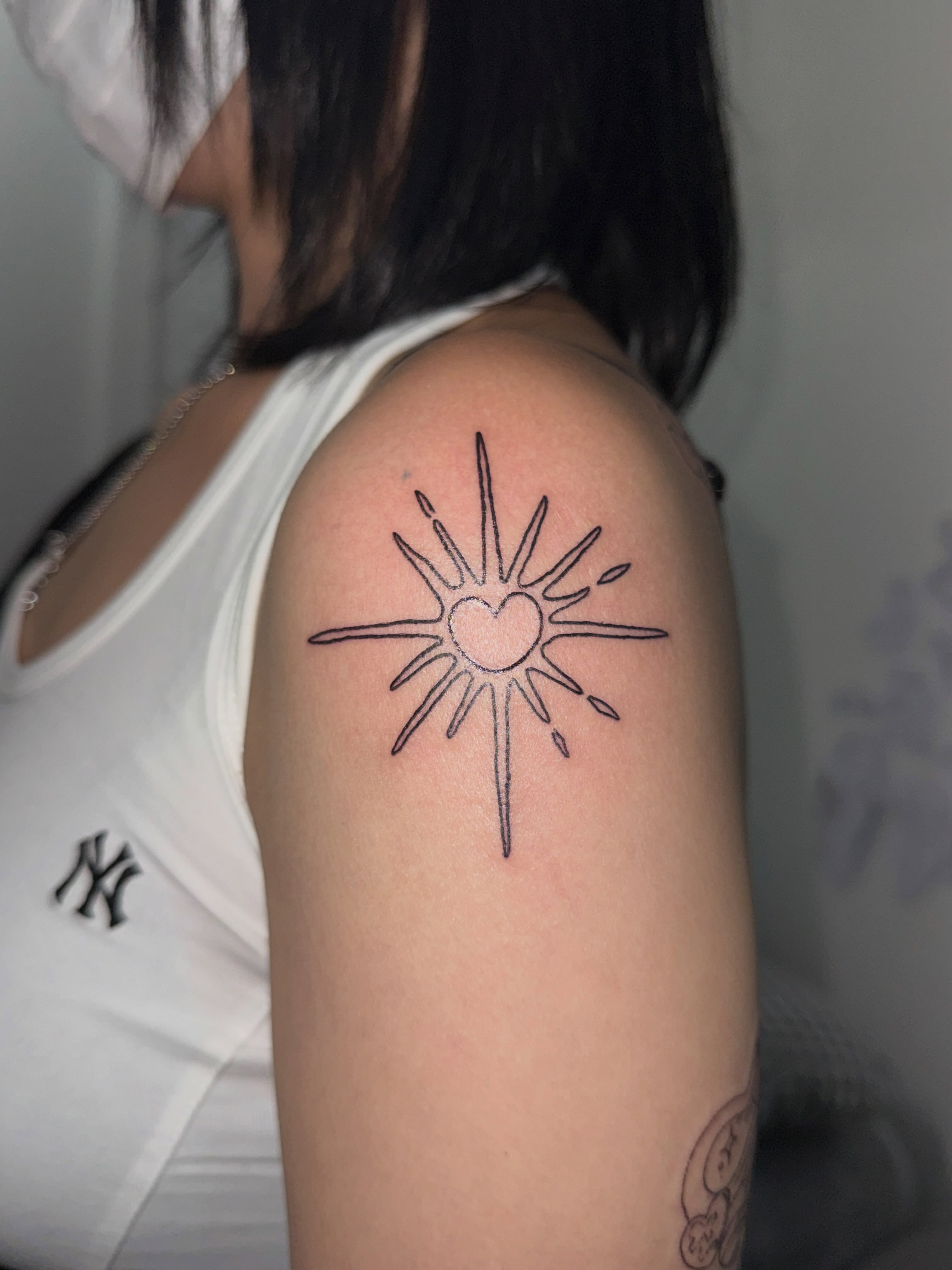 Tattoo by @jisutat — minimalist
