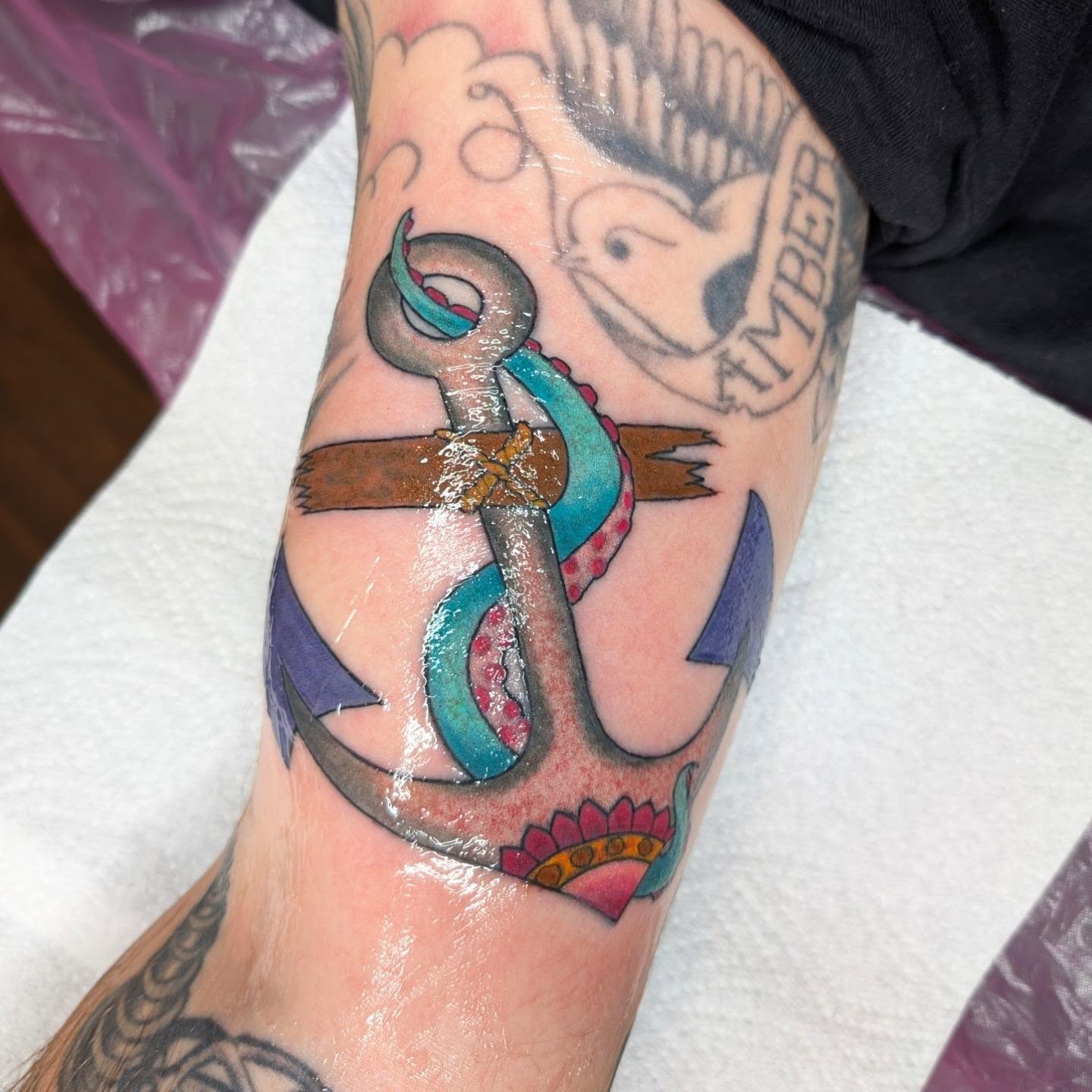 Tattoo by @mimtheyertattoos — american_traditional, dotwork