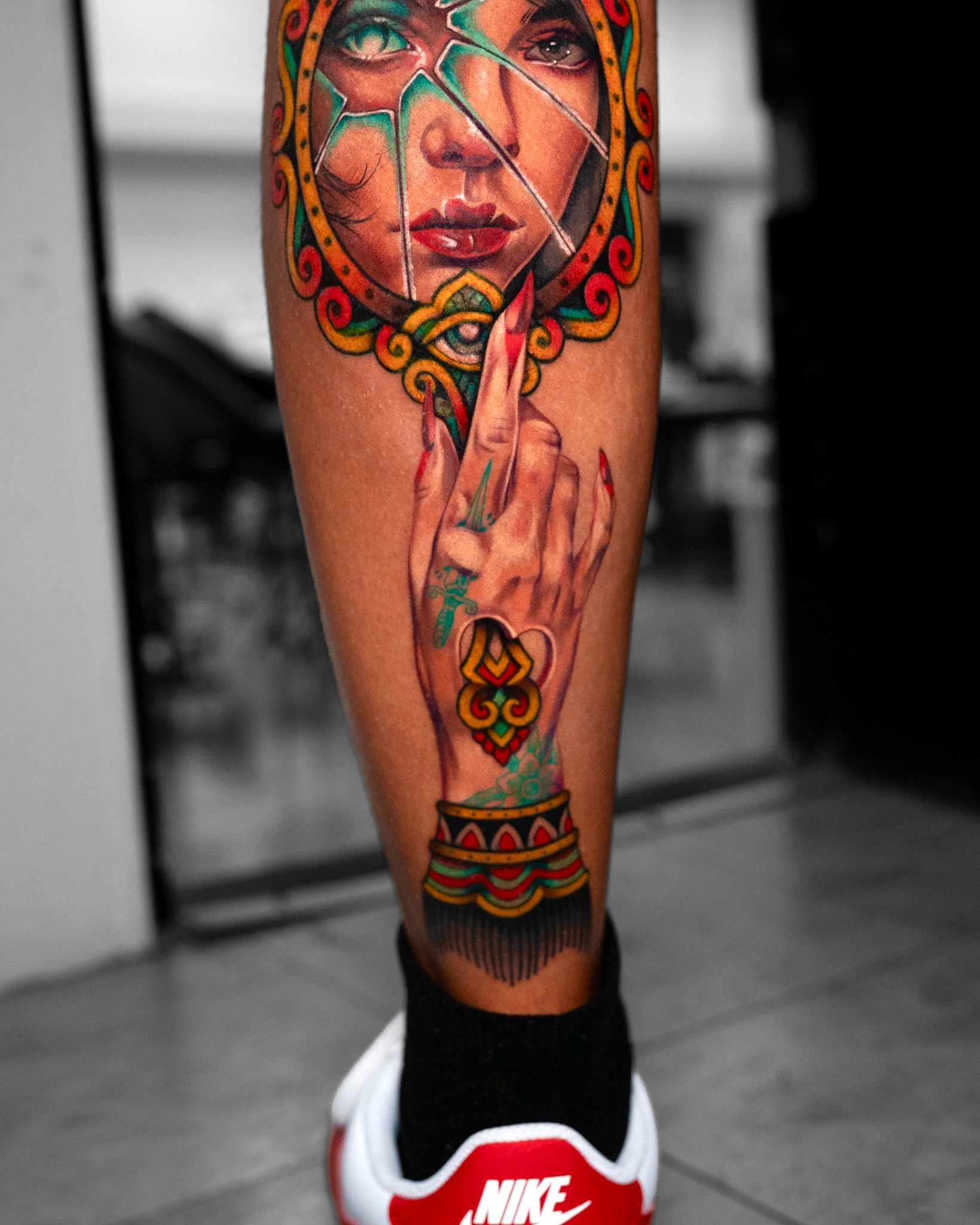 Tattoo by @bolugo_ — realism, dotwork
