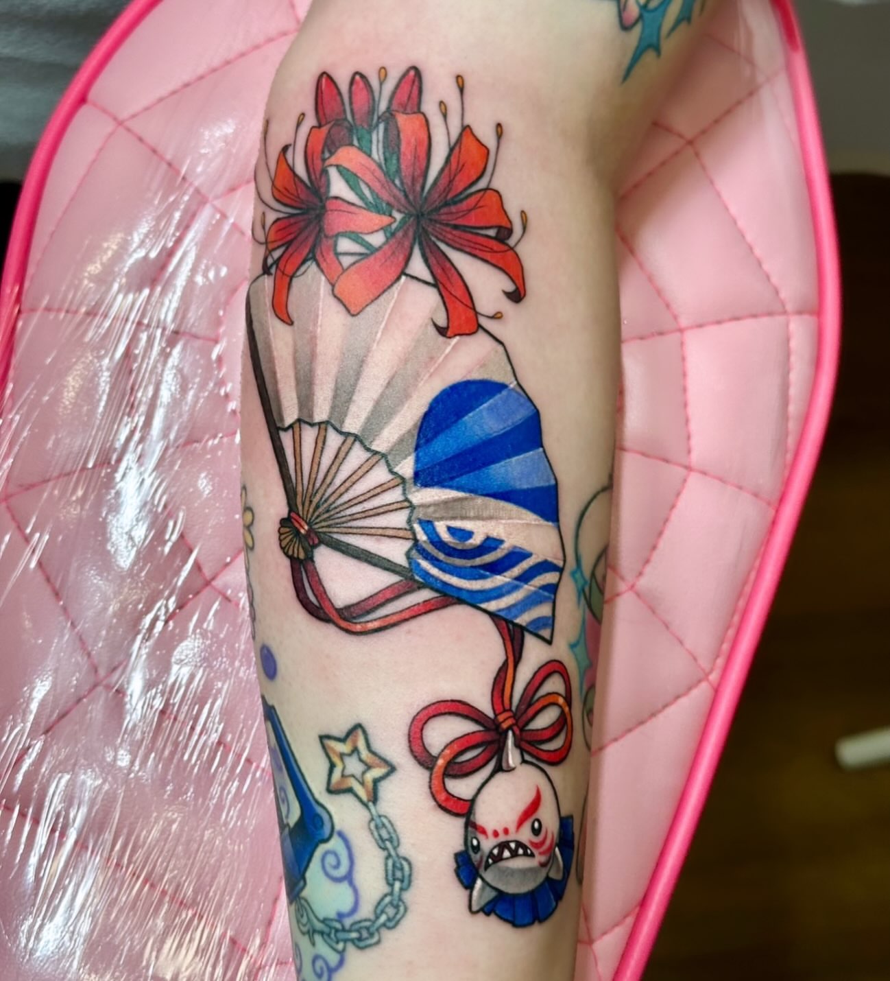 Tattoo by @jerritattoos — japanese_irezumi, watercolor