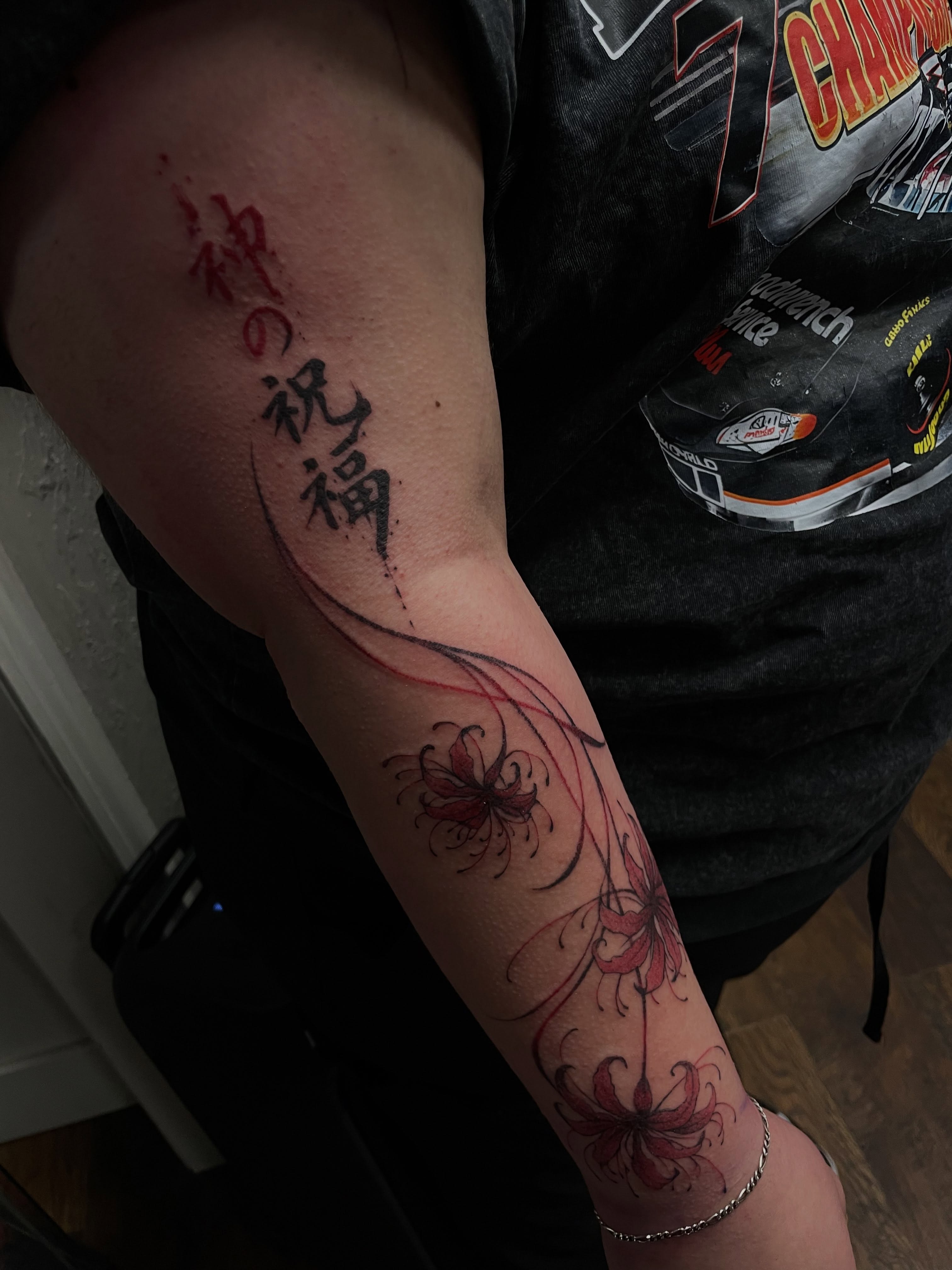 Tattoo by @_sinnertattoos — japanese_irezumi, dotwork