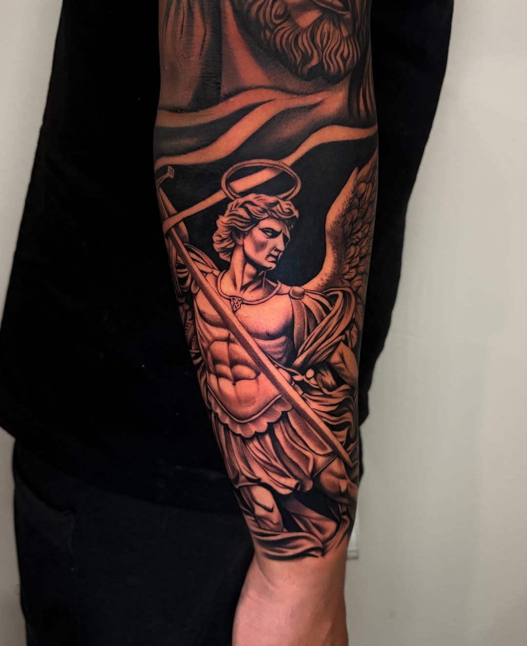 Tattoo by @osieltattoos — black_and_grey