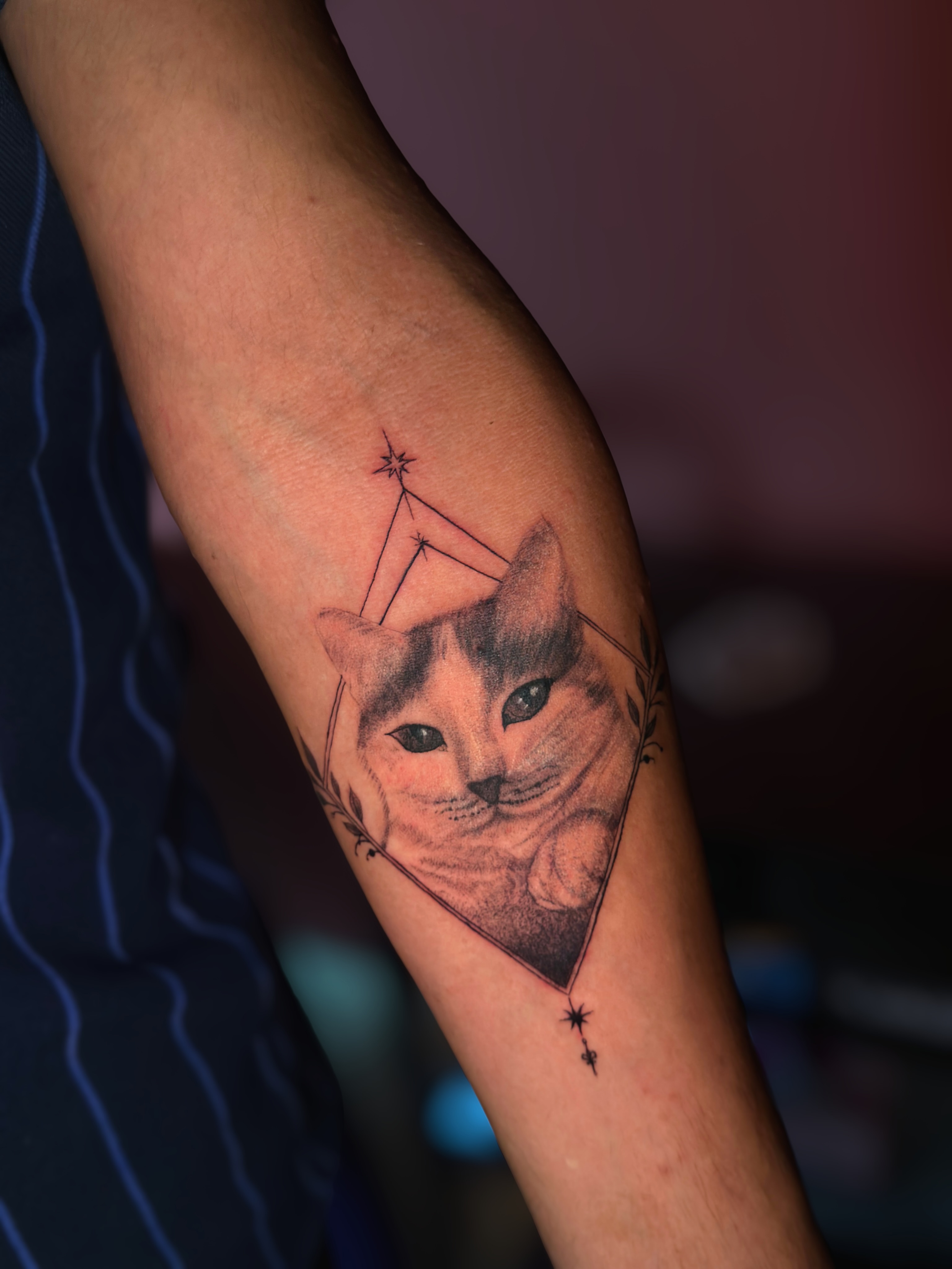 Tattoo by @relicglow_ink — realism, geometric
