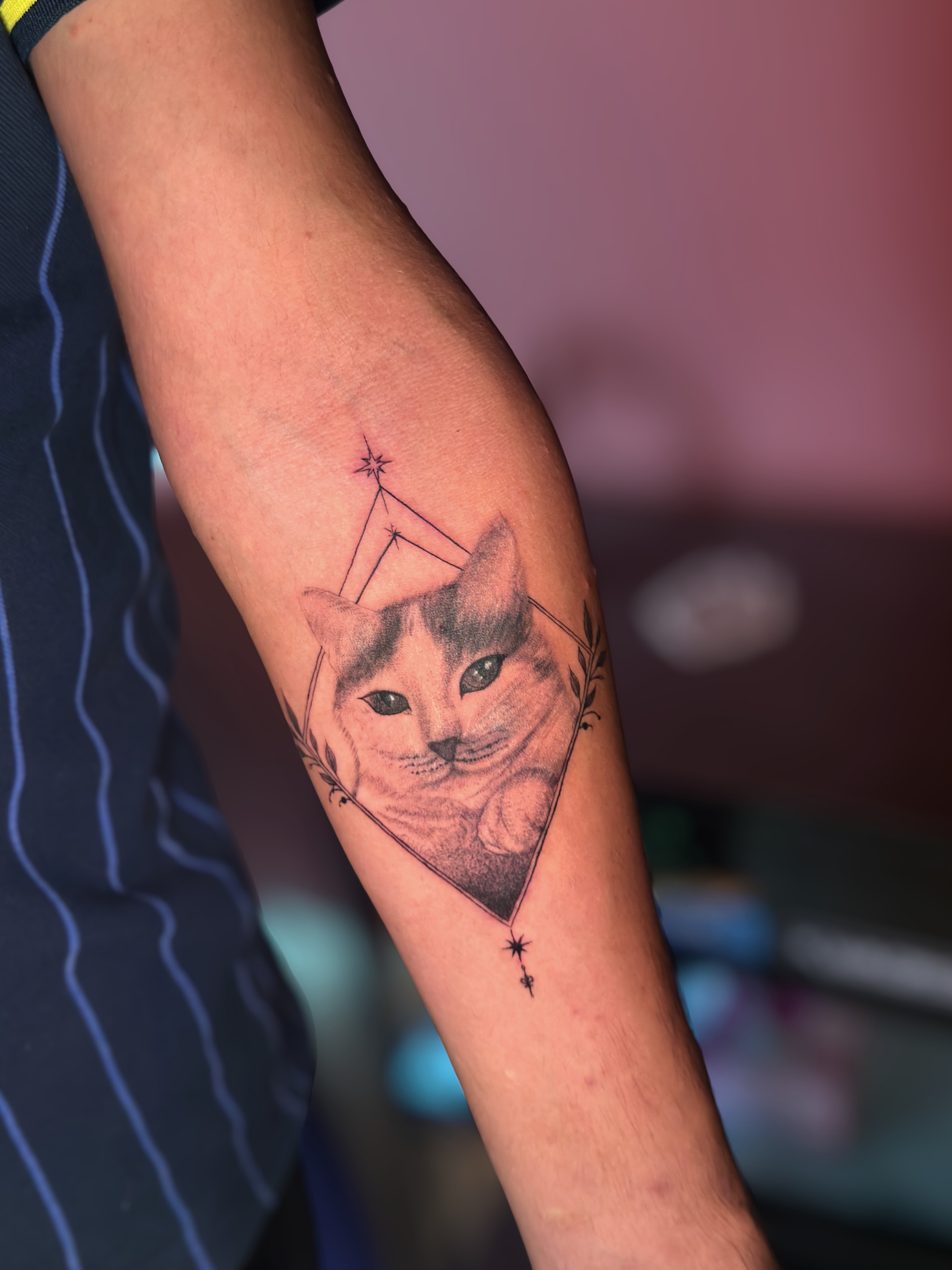 Tattoo by @relicglow_ink — realism, geometric