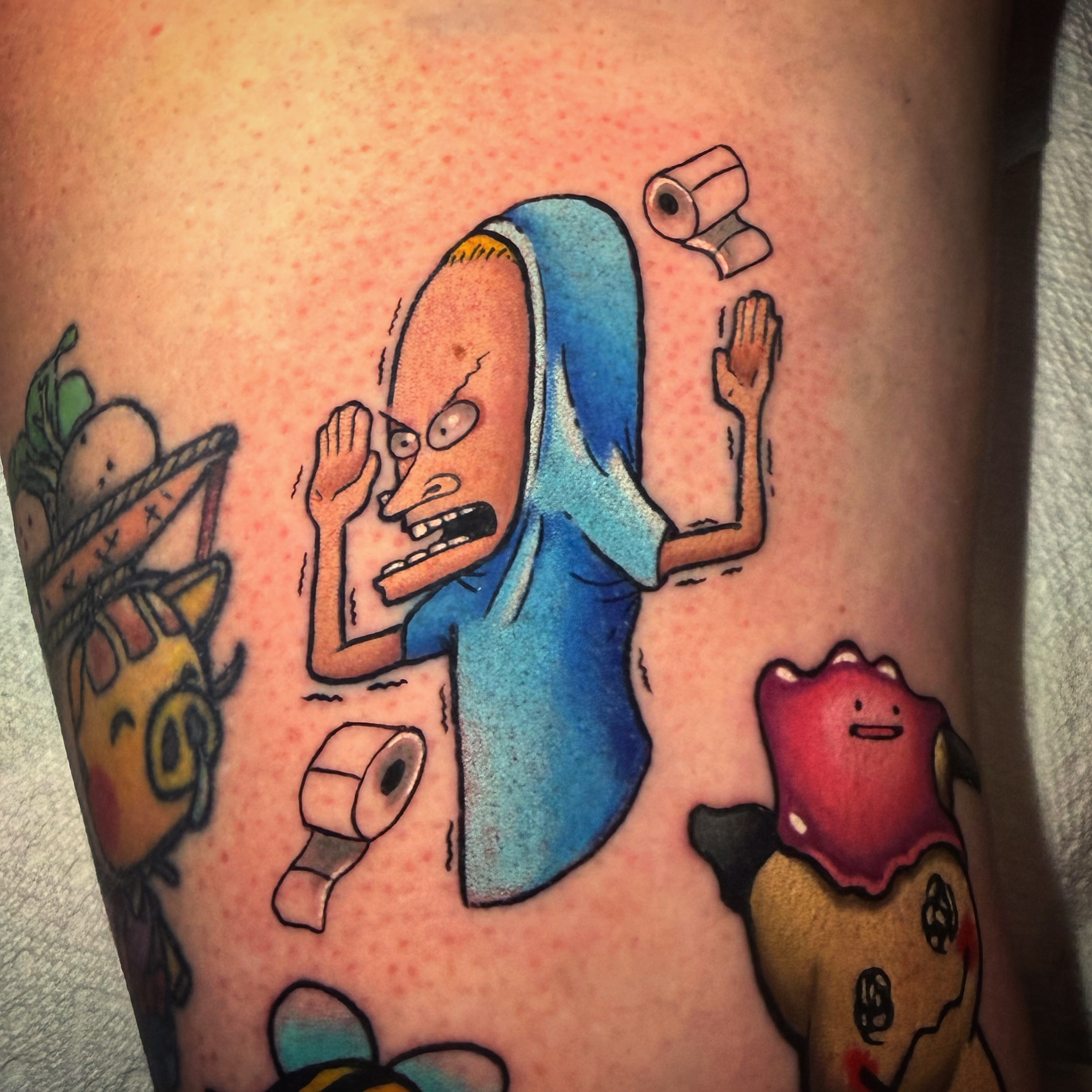 Tattoo by @dominiquedarko — dotwork