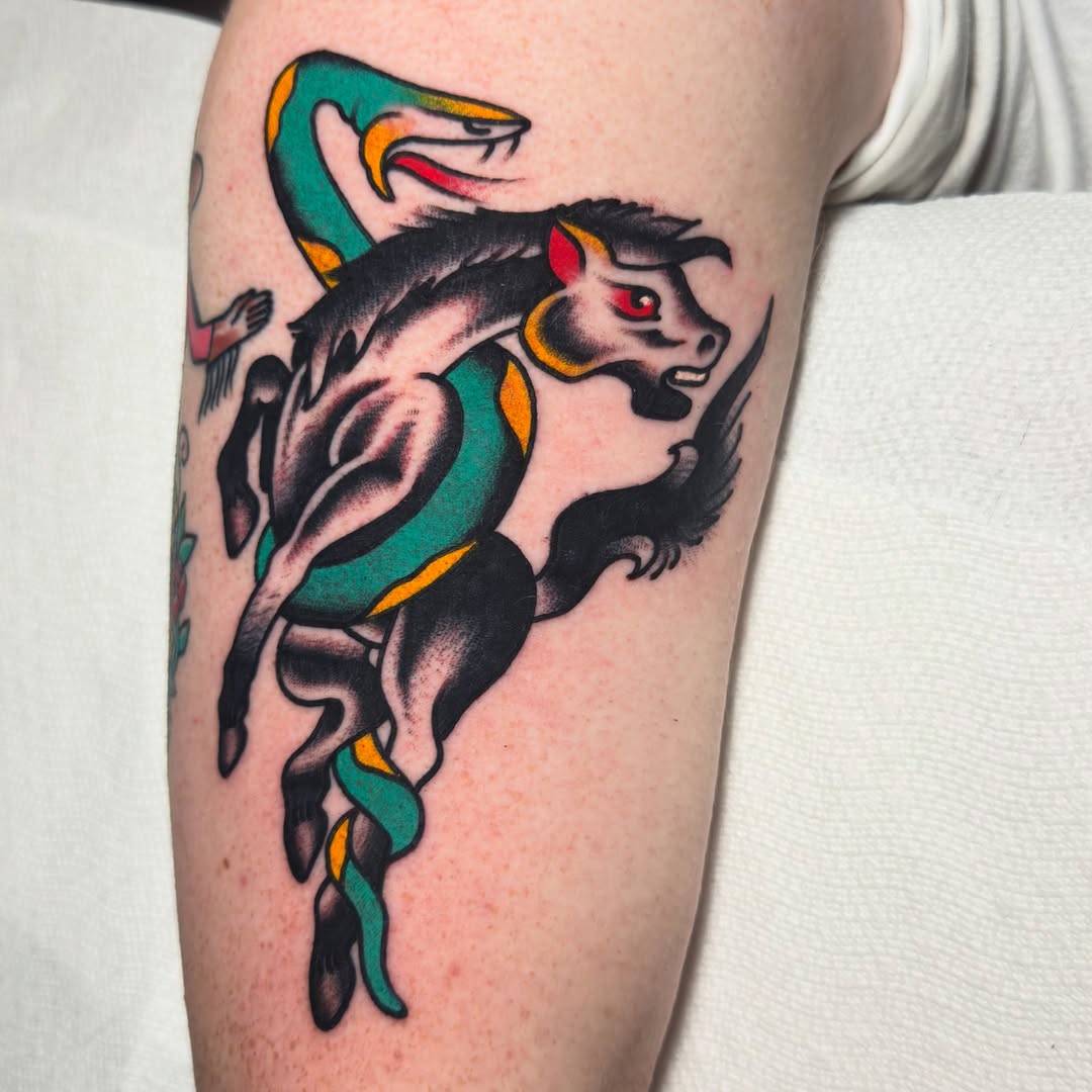 Tattoo by @tat2vandal โ american_traditional