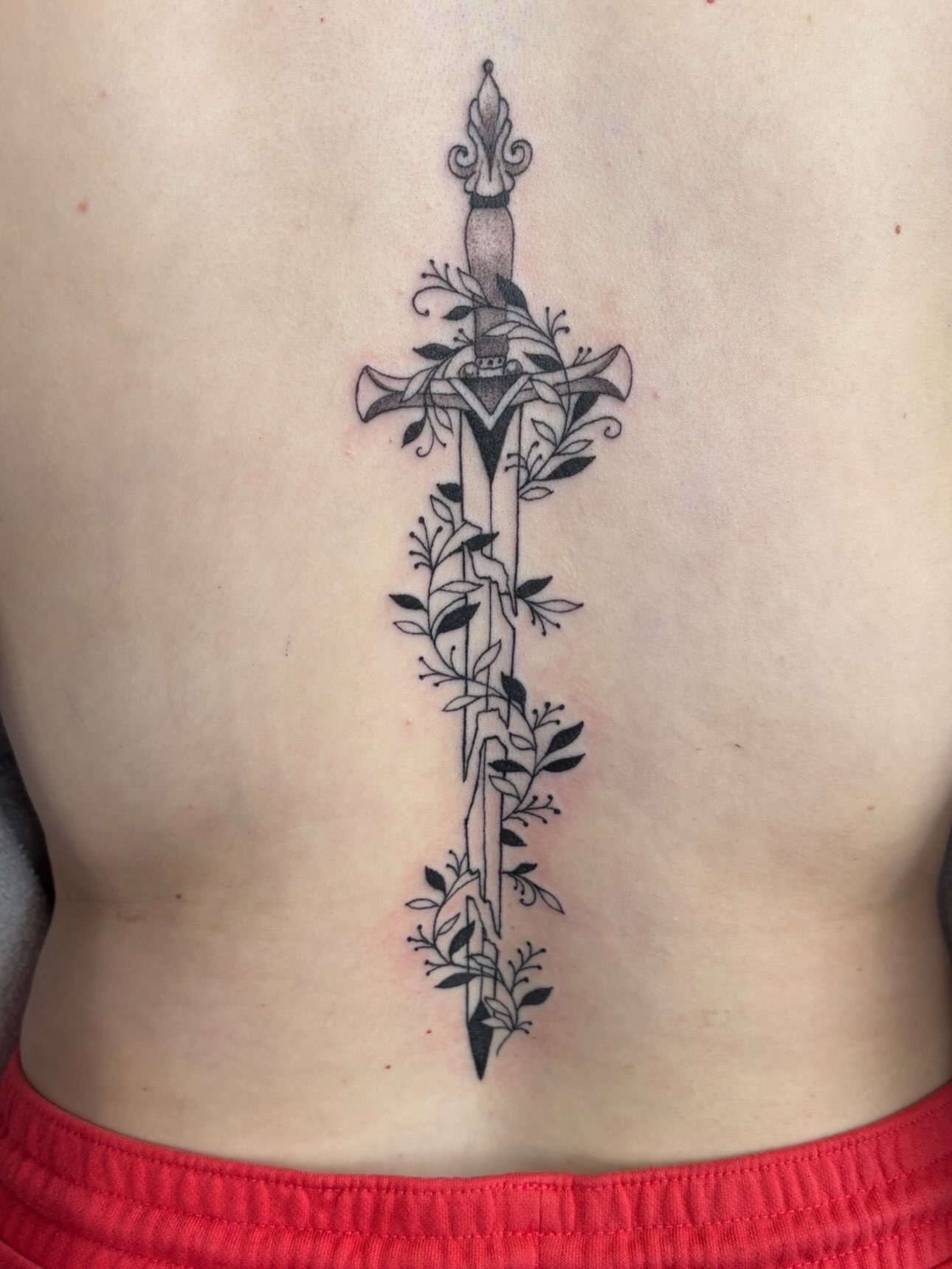 Tattoo by @beccabootattoos — black_and_grey