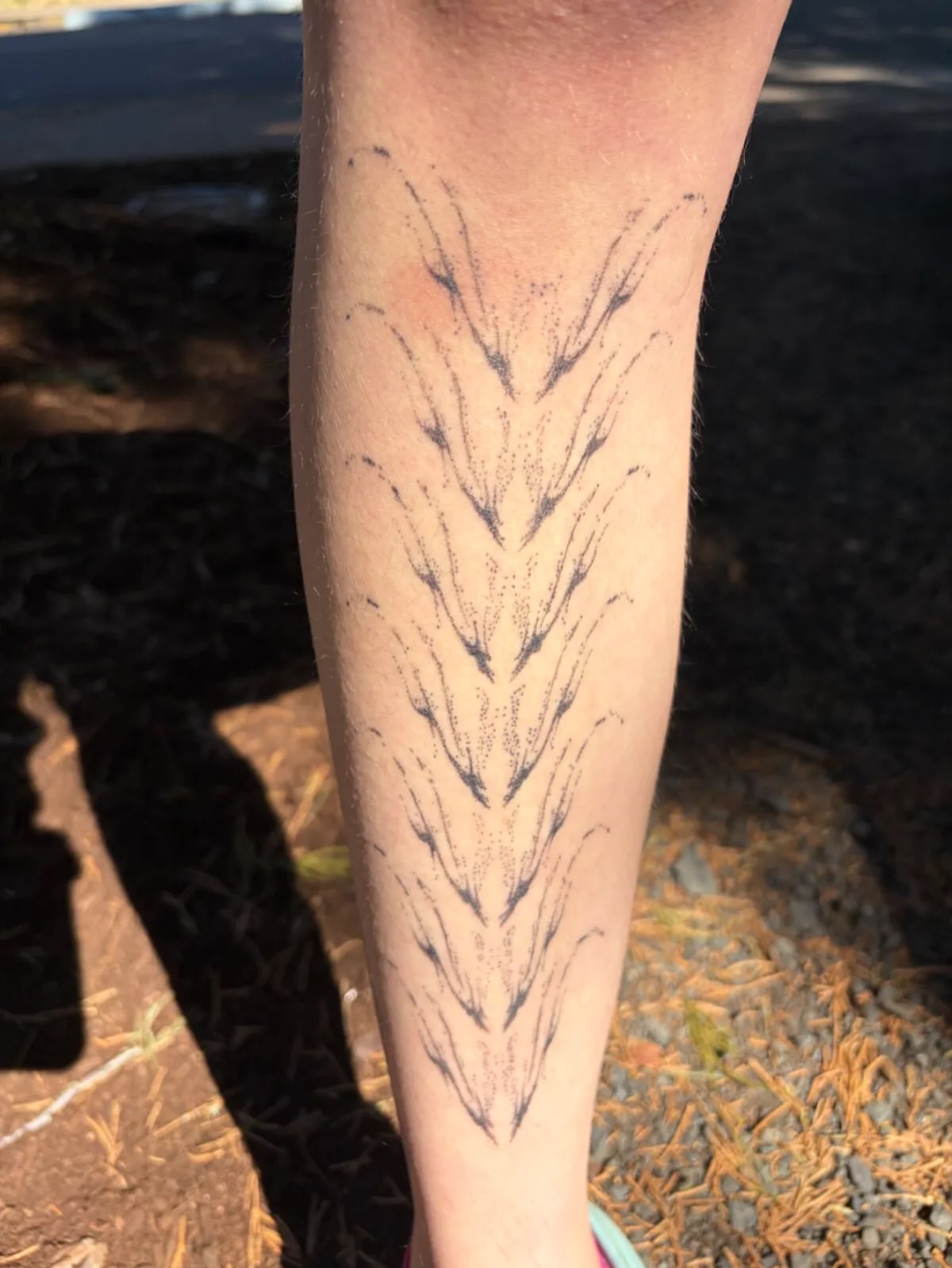 Tattoo by @texturemapping_ — dotwork