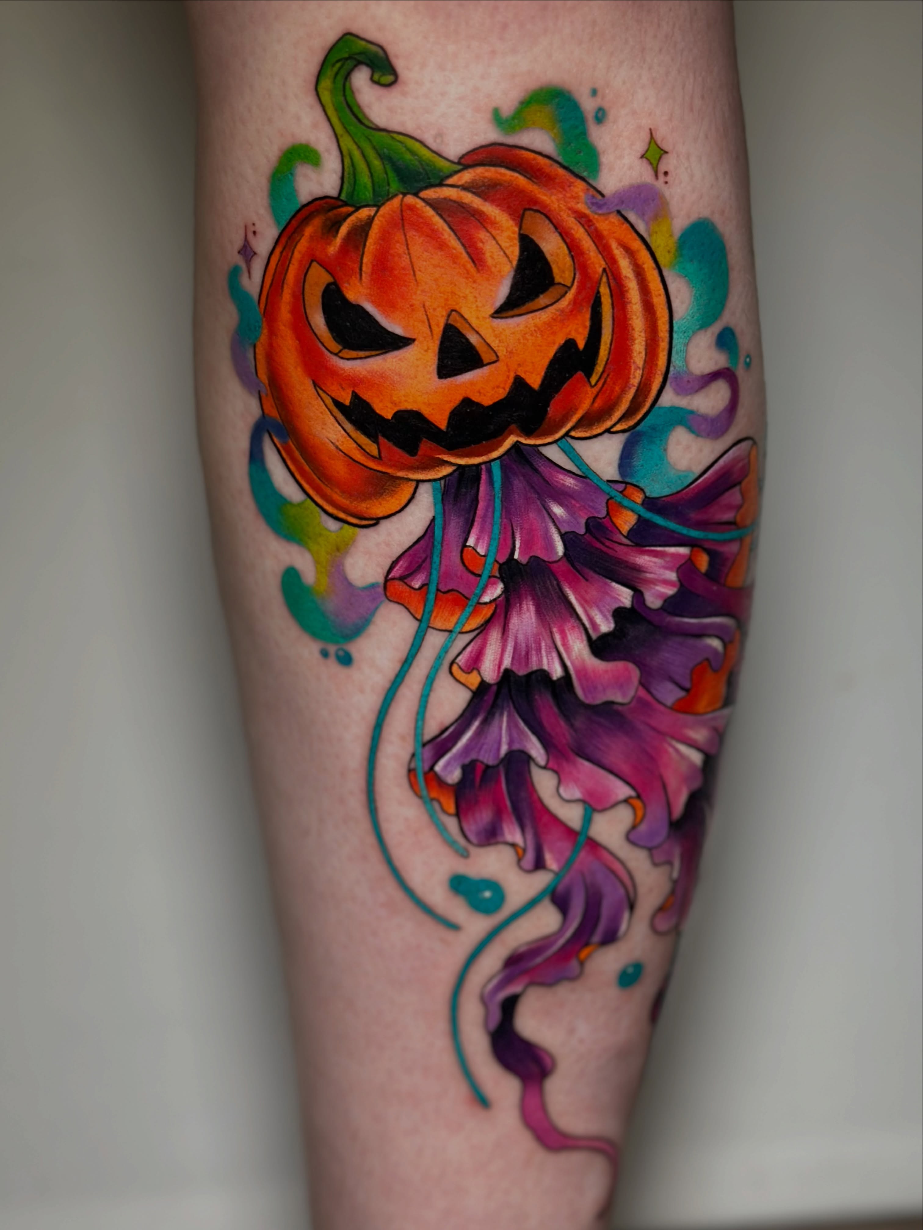 Tattoo by @tiaberrys — watercolor, new_school