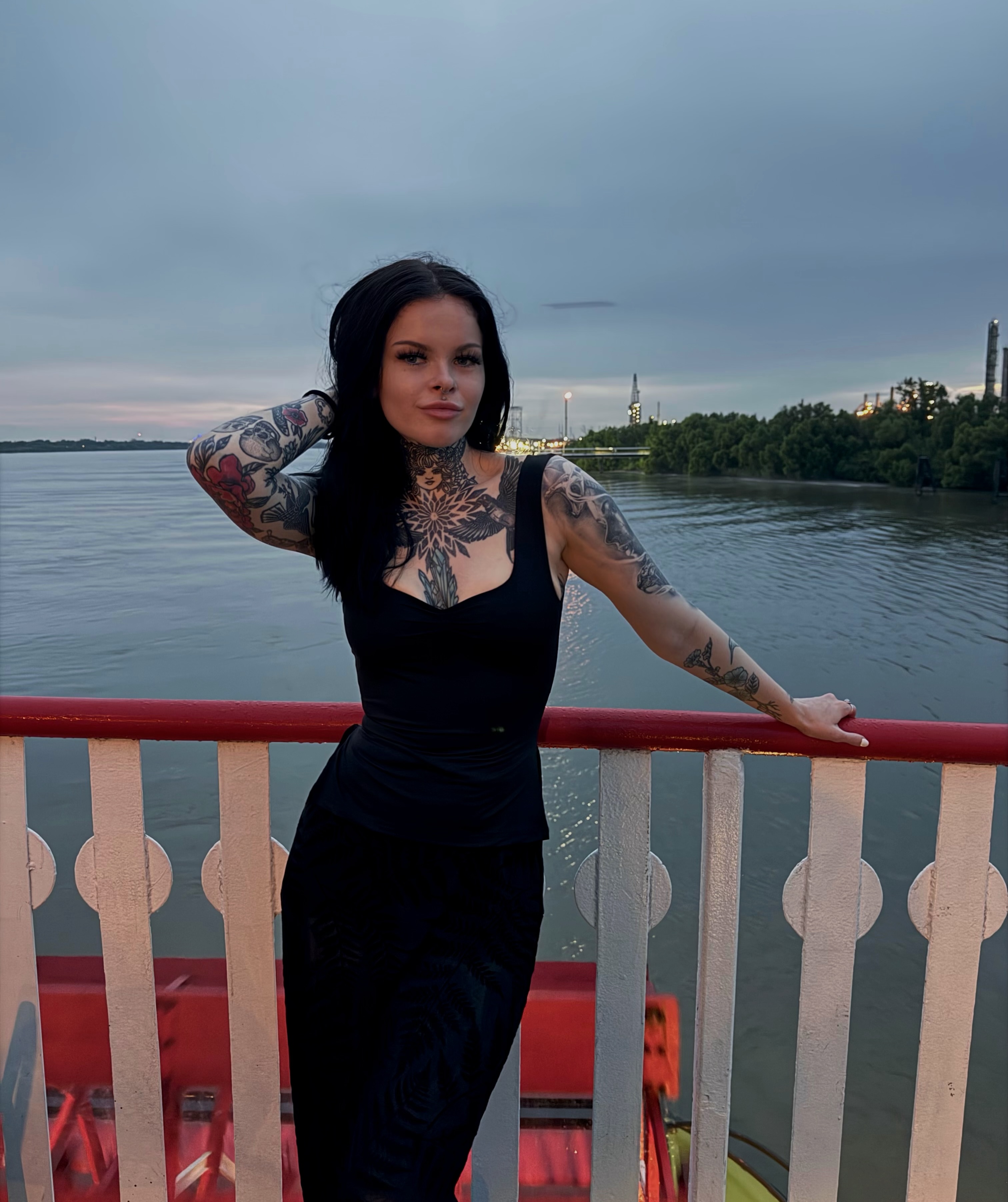 Full-body tattoo black and grey tattoo on the torso by Sacramento Tattoos (Ilona)