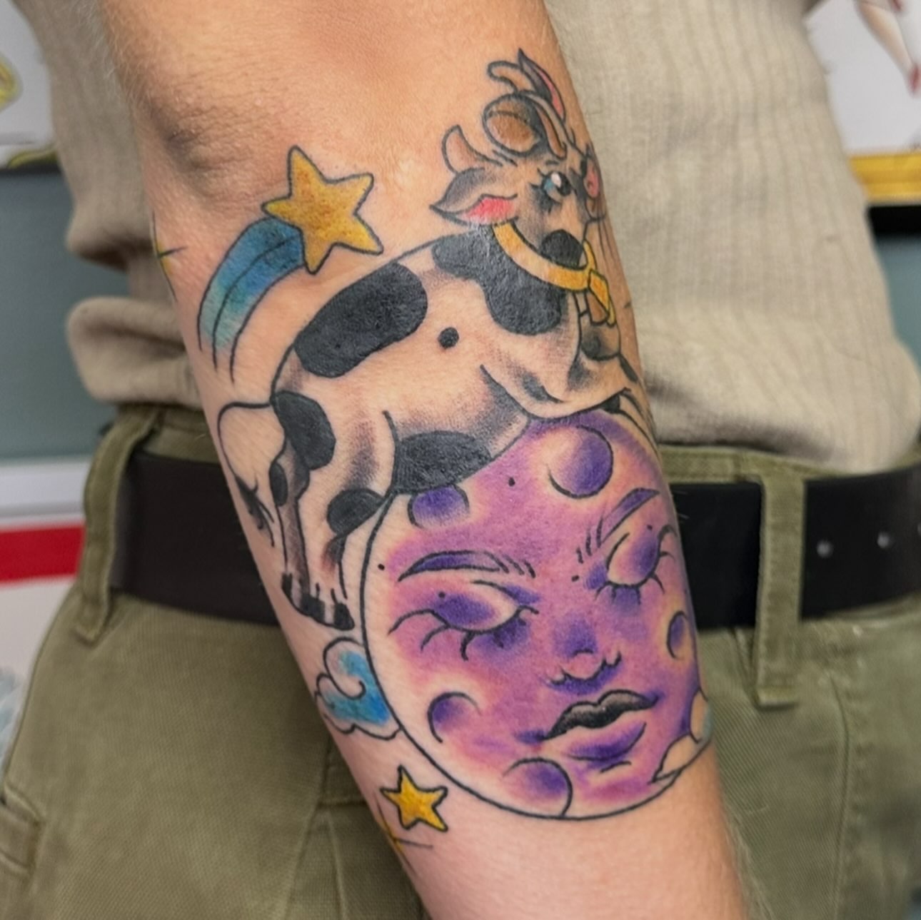 Tattoo by @soapytattoo — american_traditional, dotwork