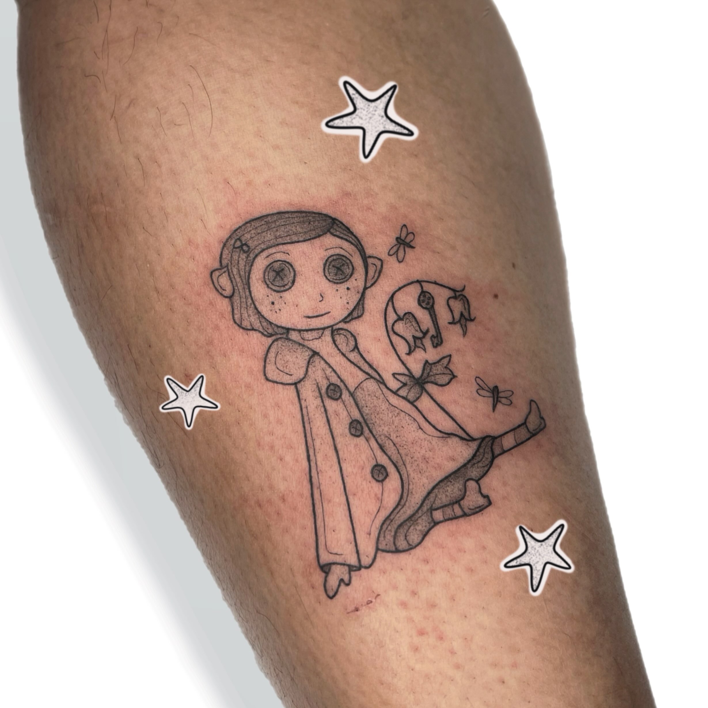Fairy dotwork tattoo on the forearm by Jules ๐โโฌ, Chicago, Illinois