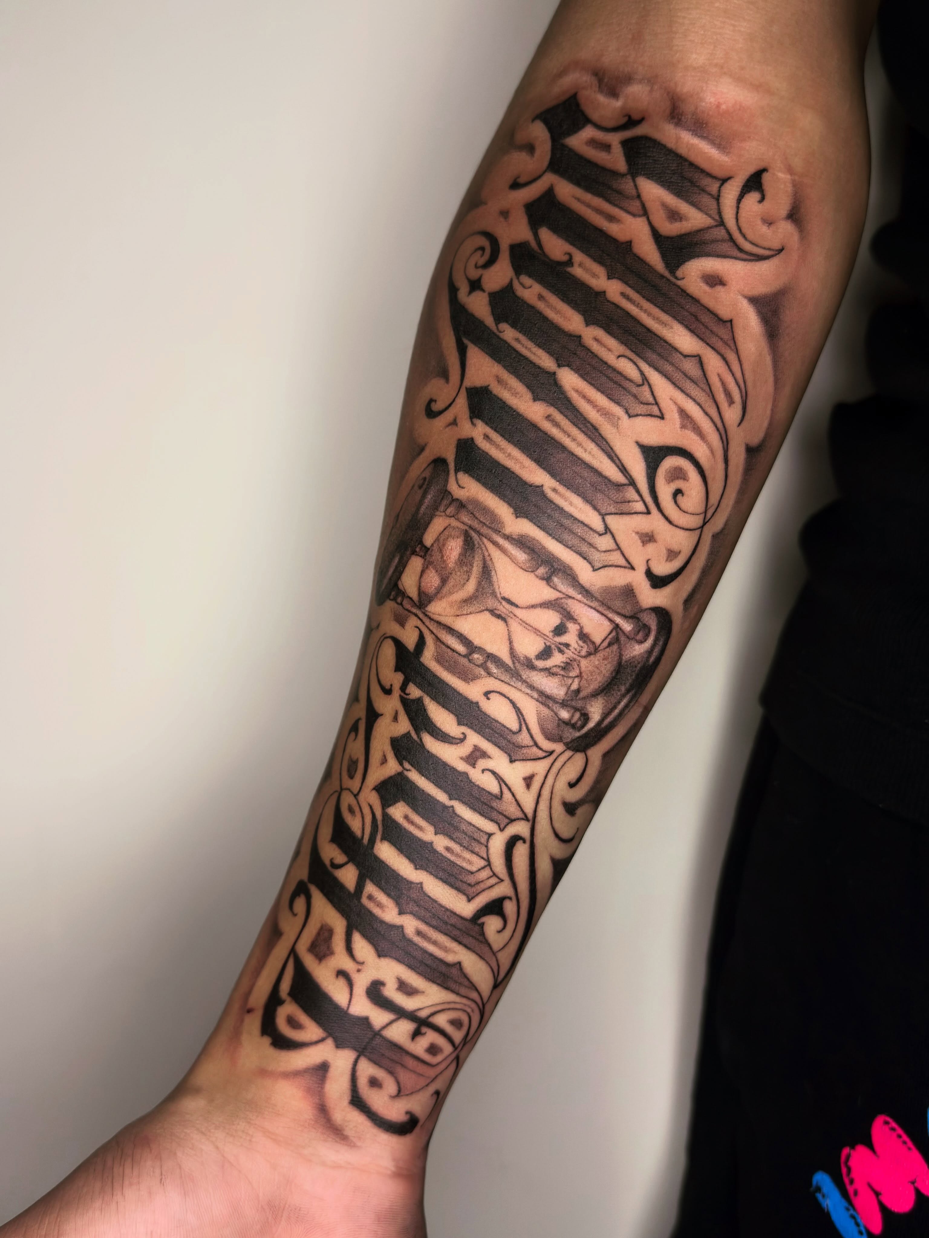 Tattoo by @echoink_tattoo — lettering_script