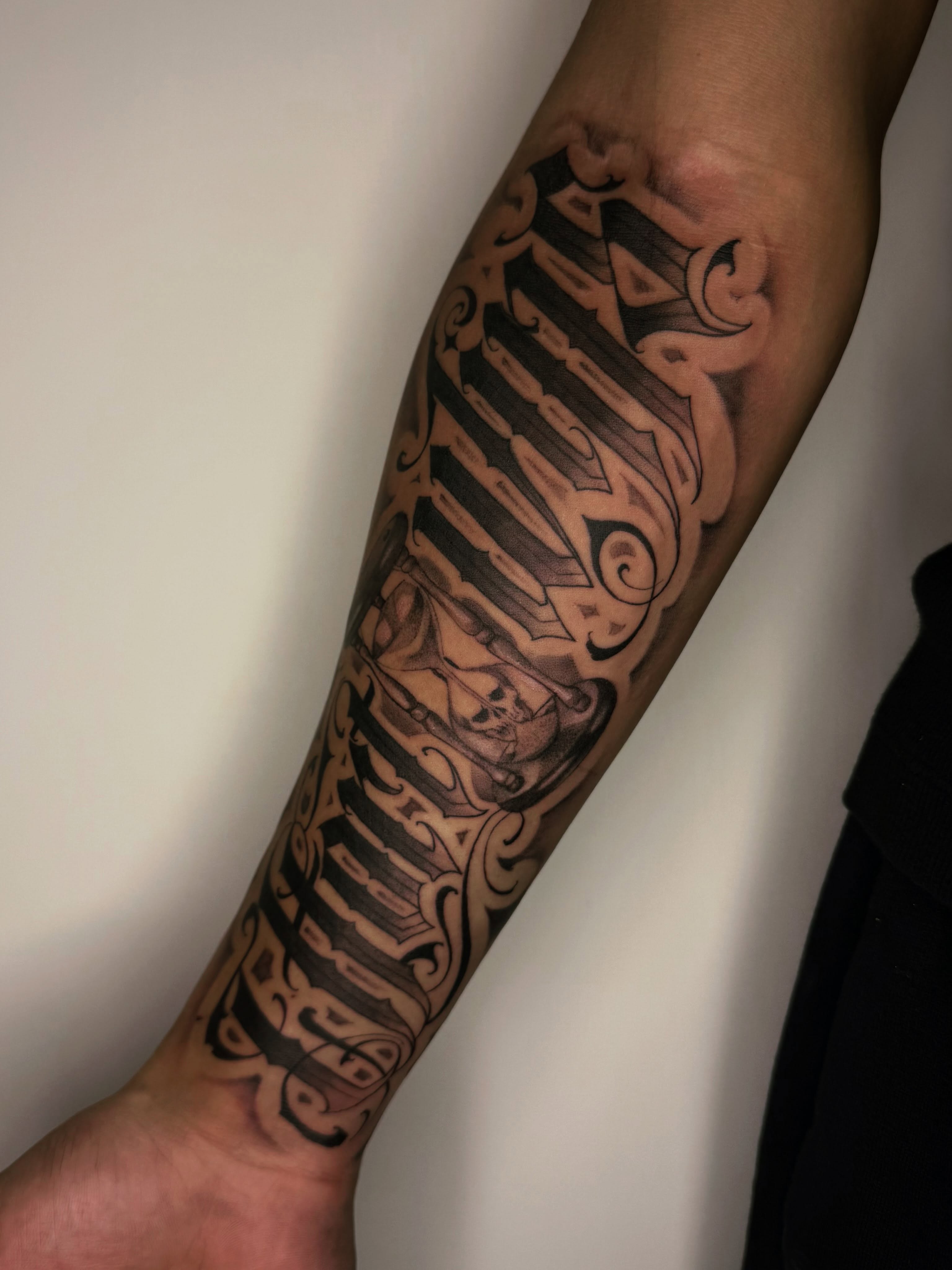 Tattoo by @echoink_tattoo — lettering_script