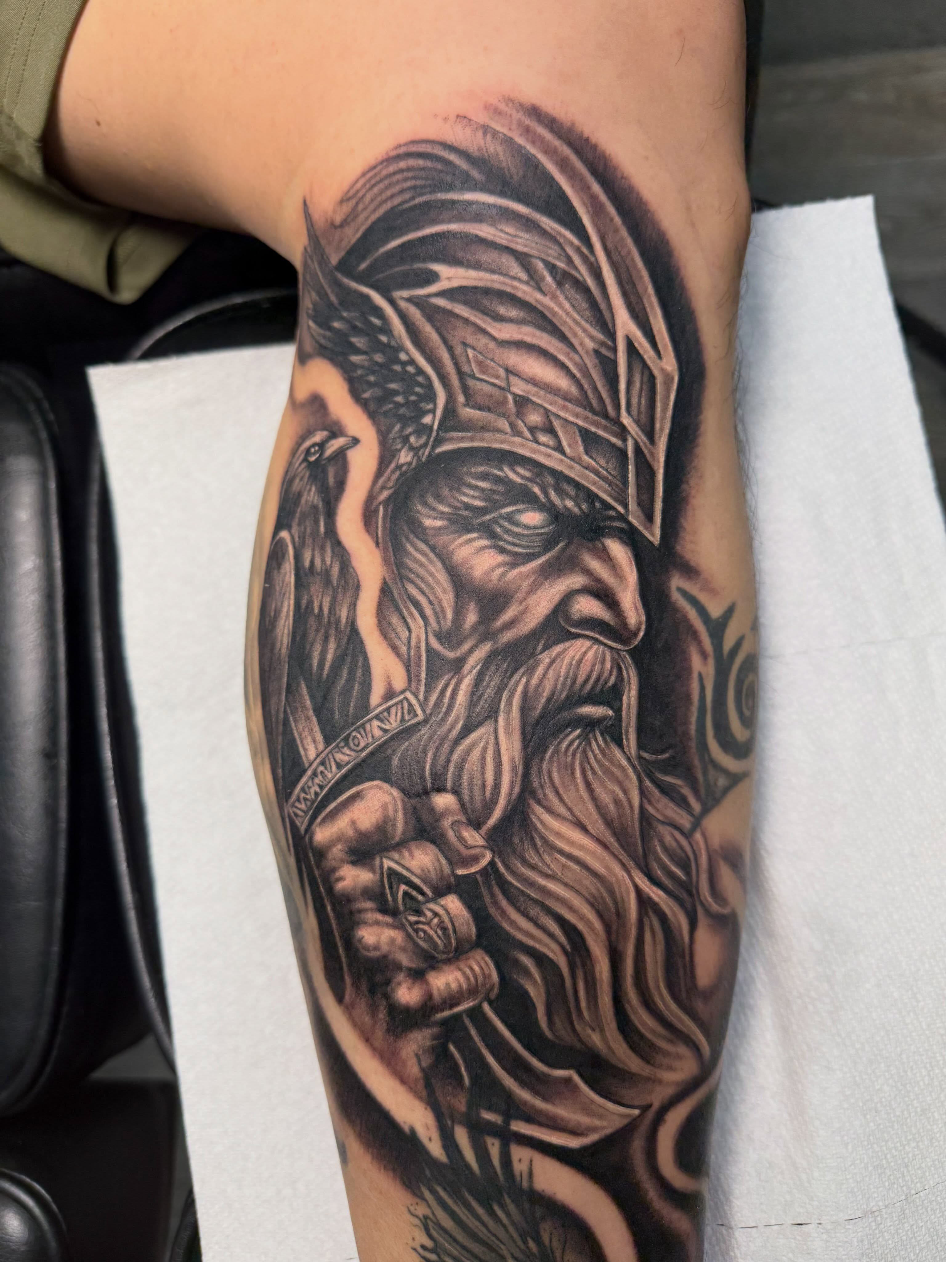 Tattoo by @sancheztapia81 — black_and_grey, realism