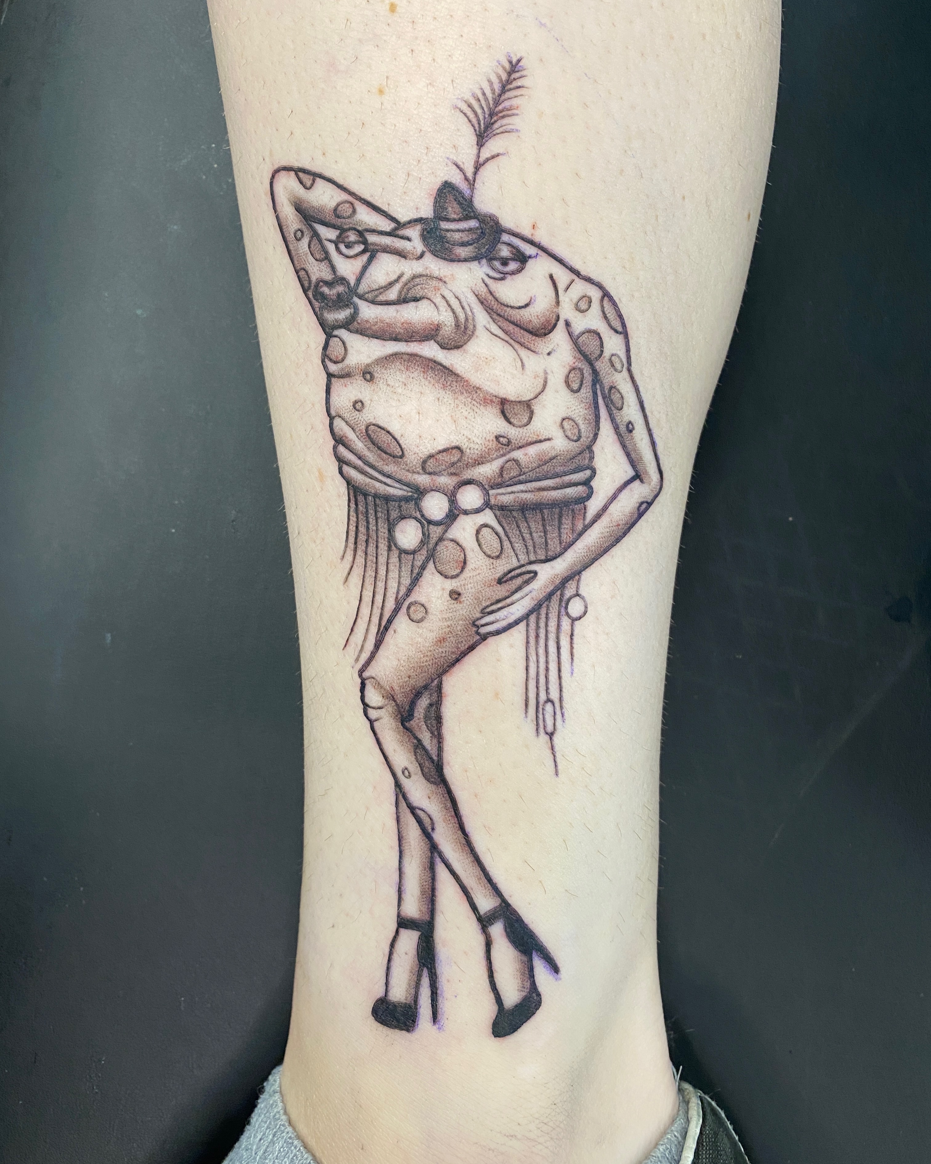 Tattoo by @krookedtattoos — black_and_grey, realism