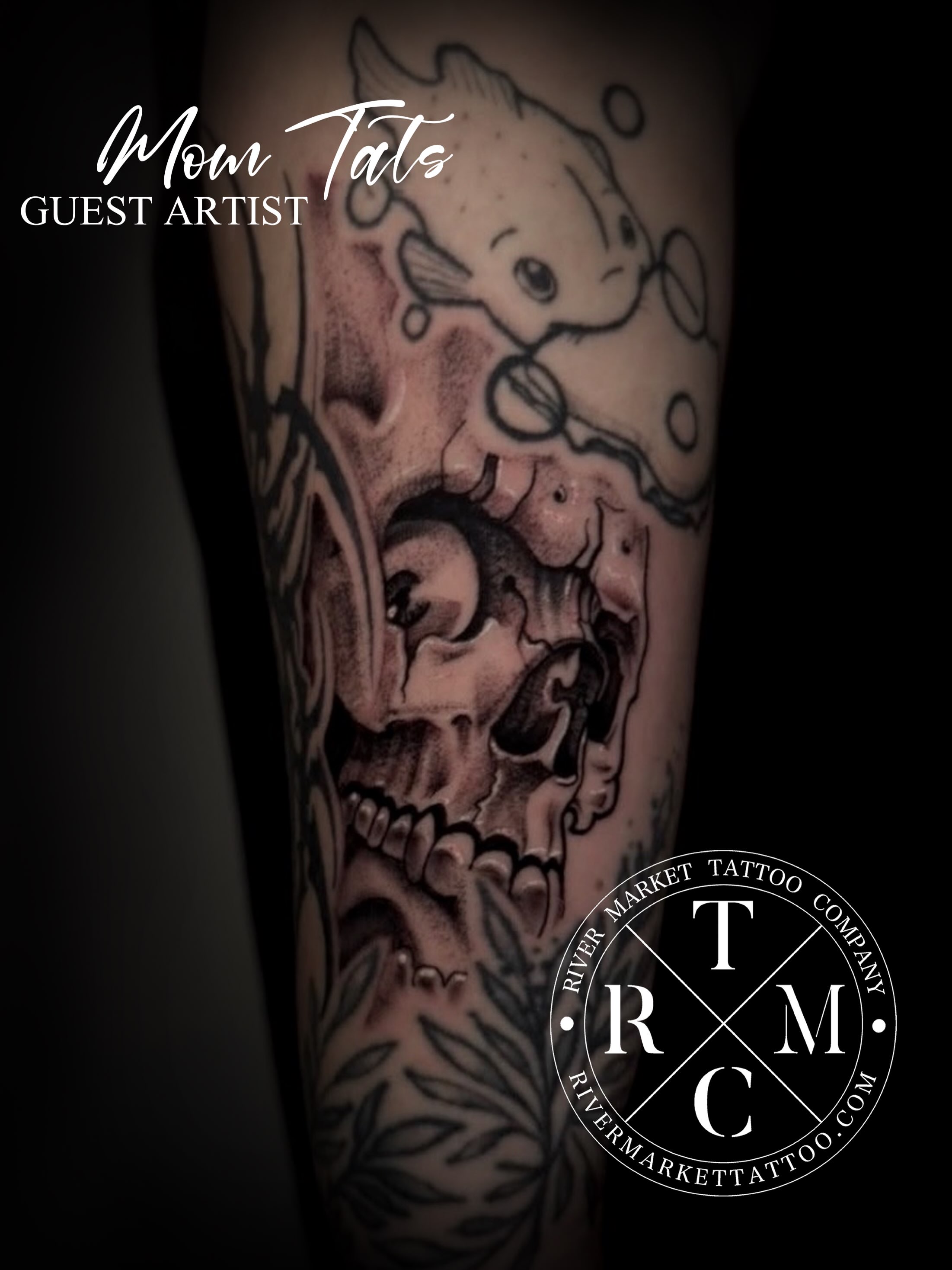 Tattoo by @mom_tats — black_and_grey, realism