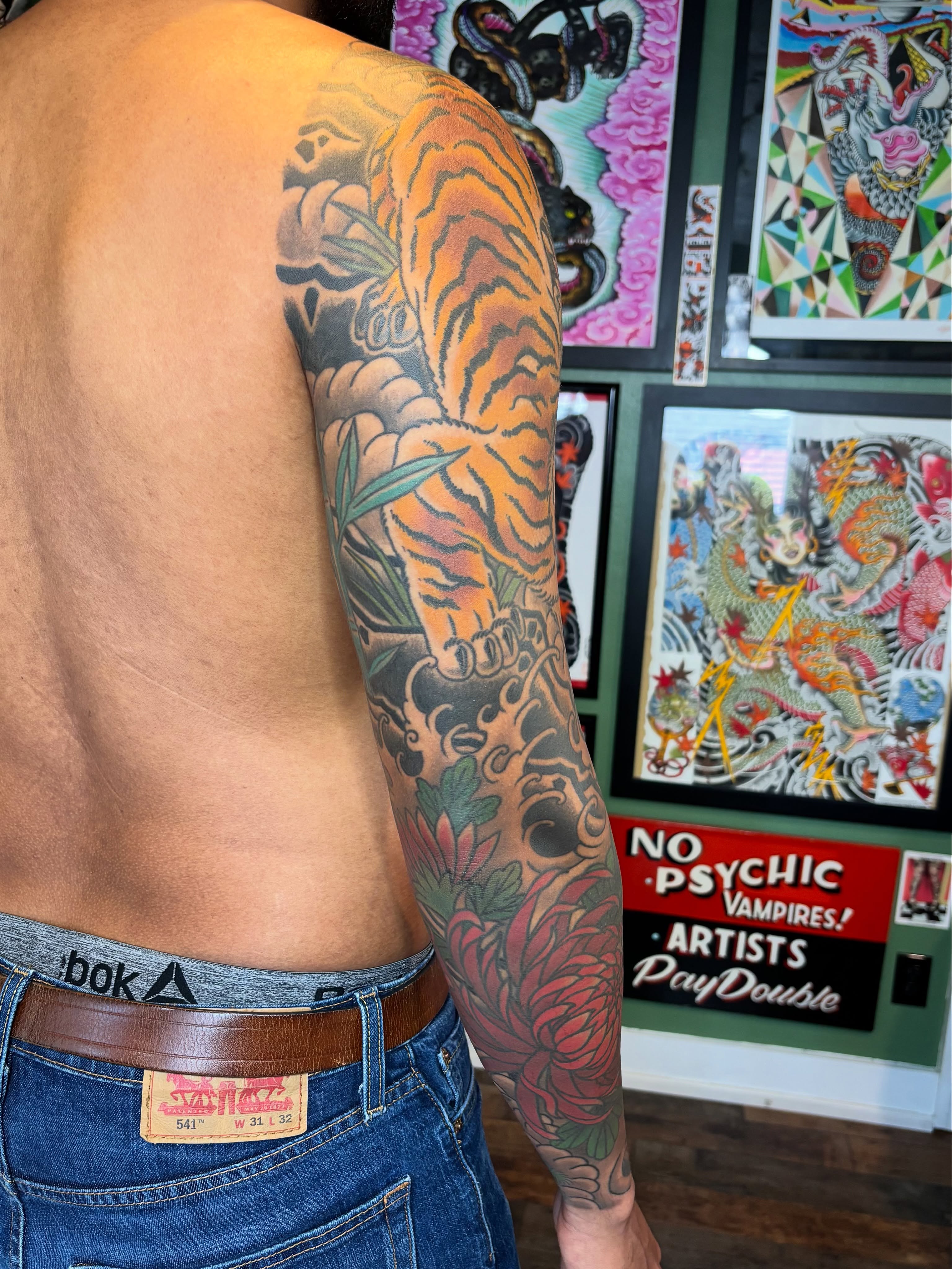 Tattoo by @mason_montgomery — american_traditional, dotwork