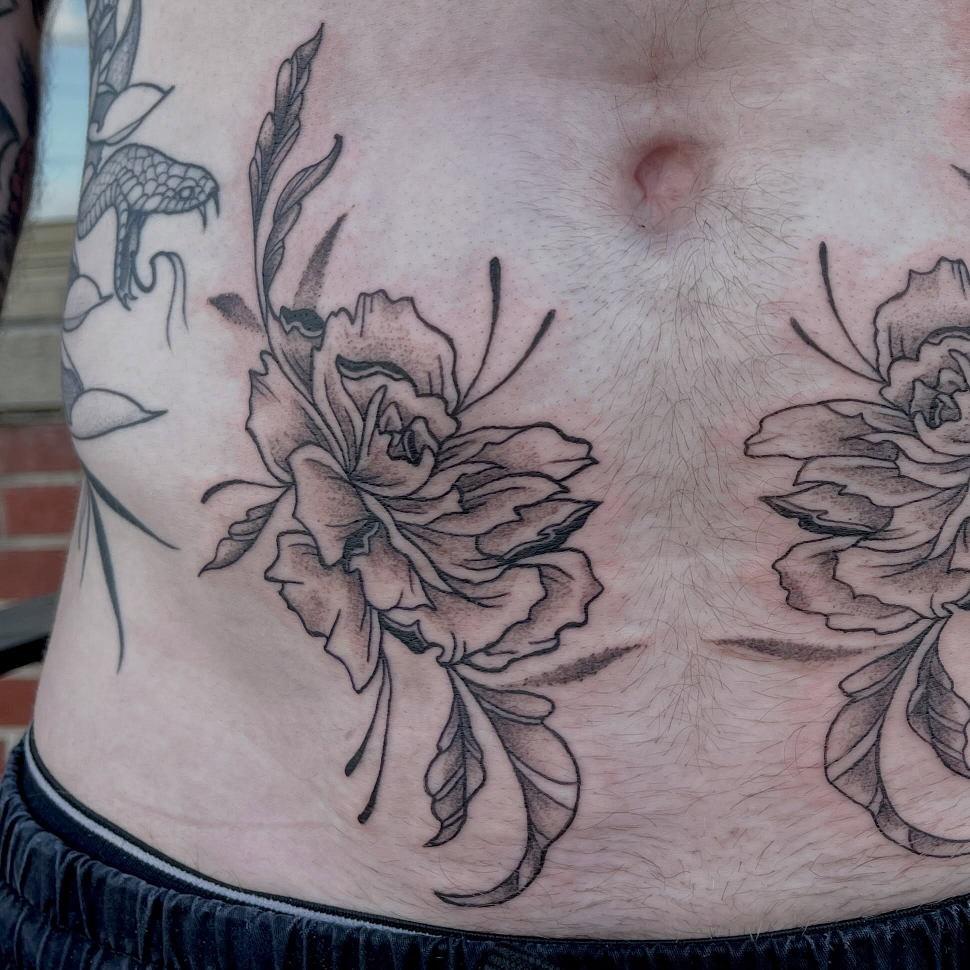 Tattoo by @sarahbellzebub — black_and_grey