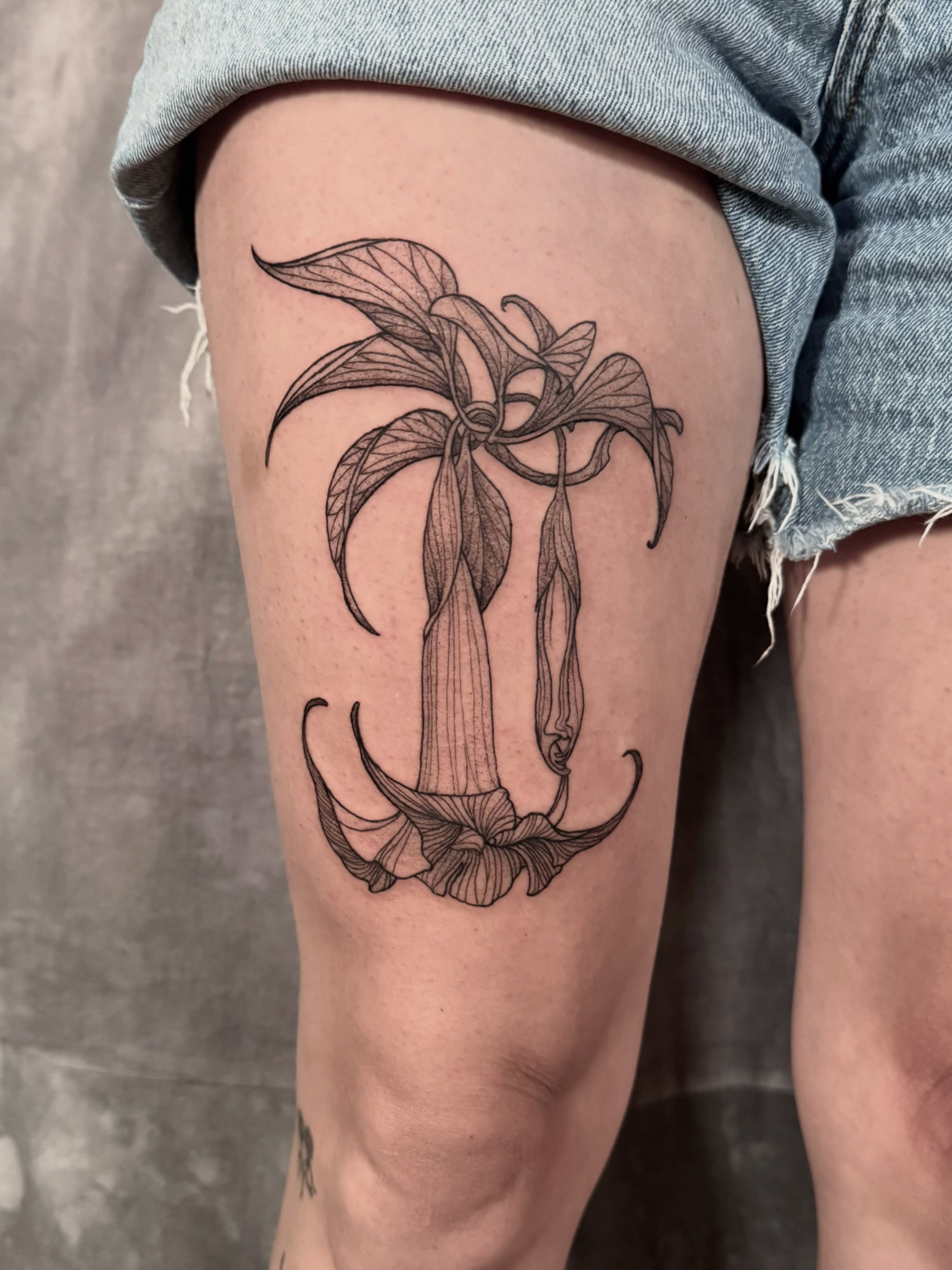 Tattoo by @hillary_blair — black_and_grey