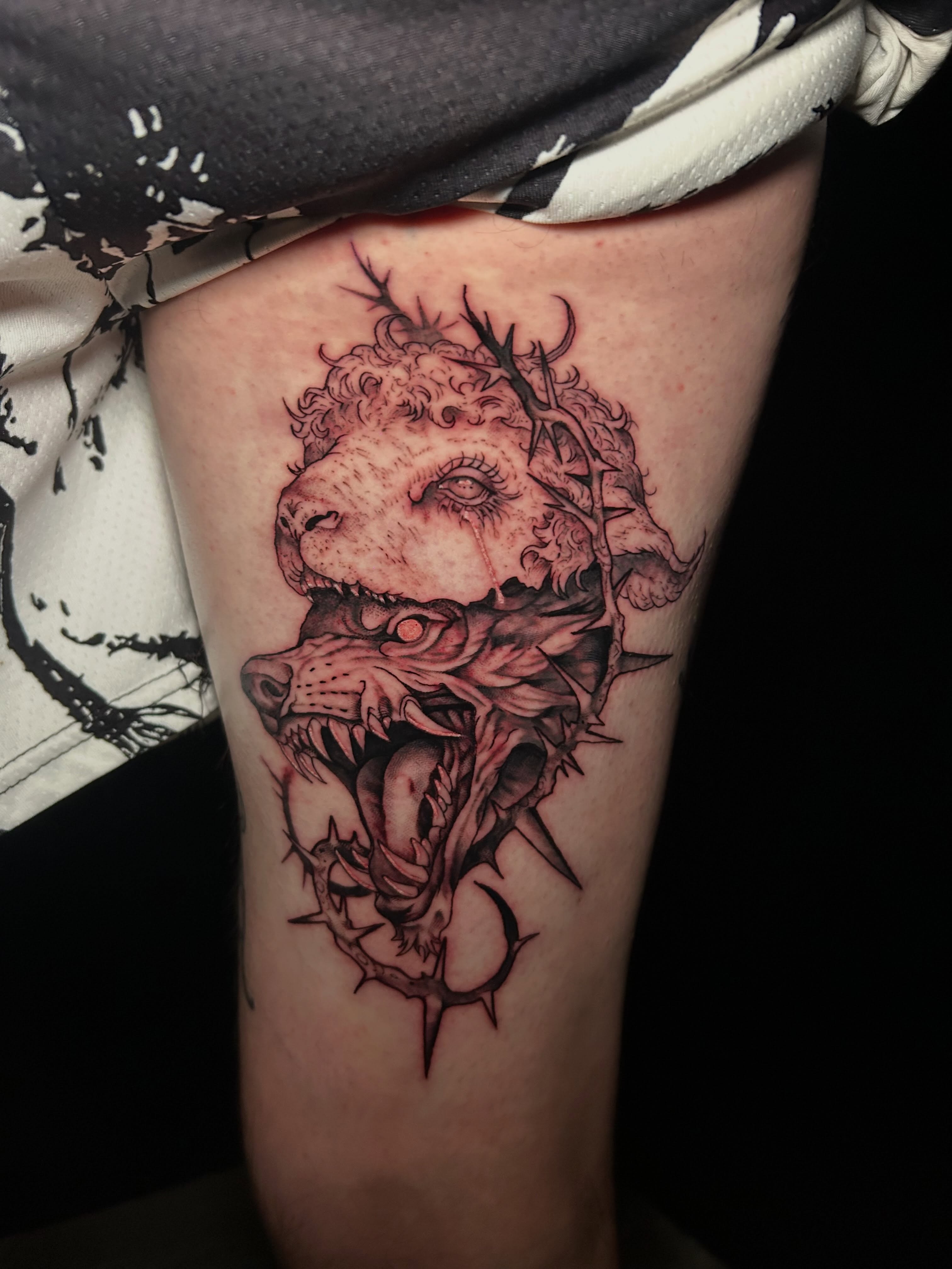 Tattoo by @inkkculturetattoollc — dark_realism