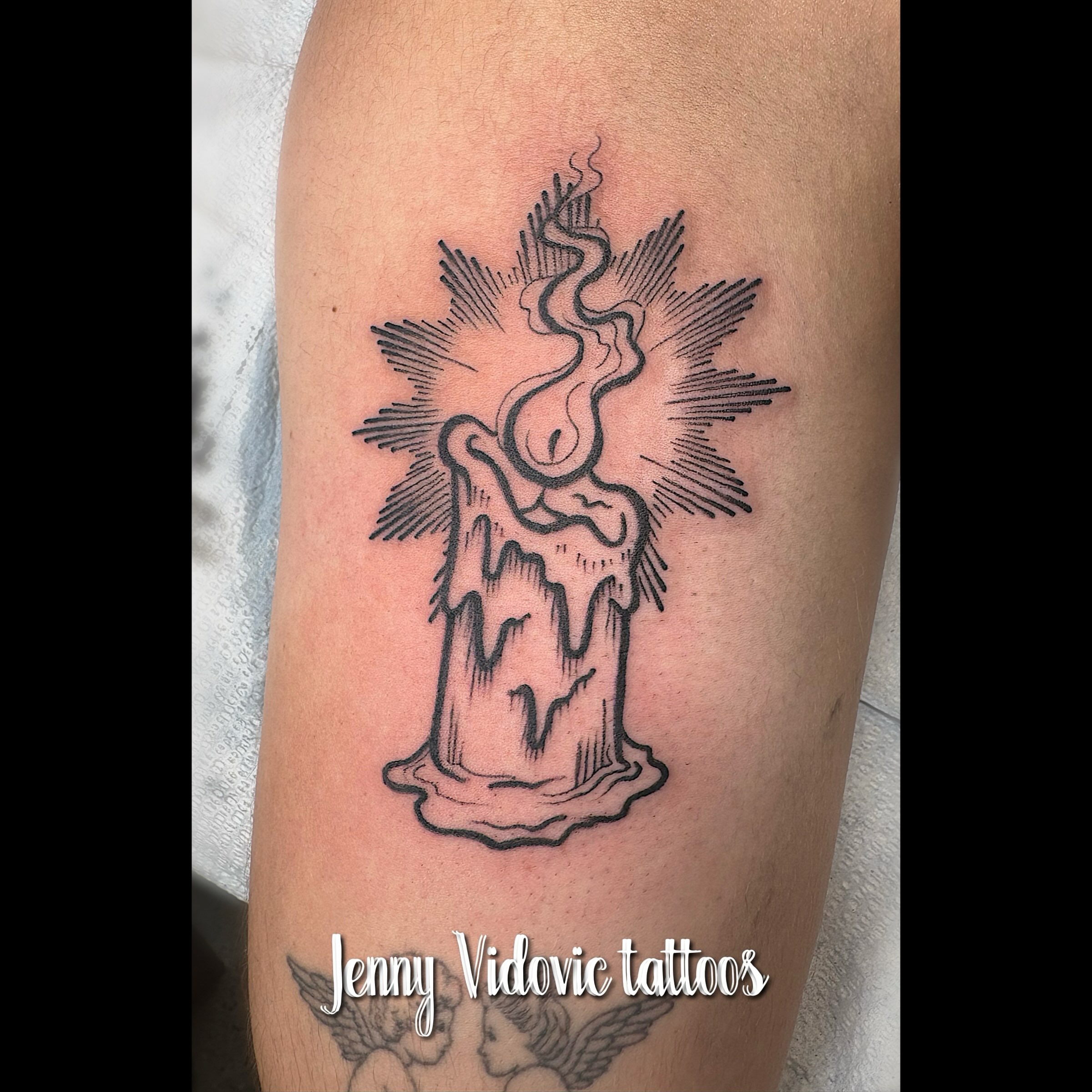 Tattoo by @turkeybasturz — black_and_grey