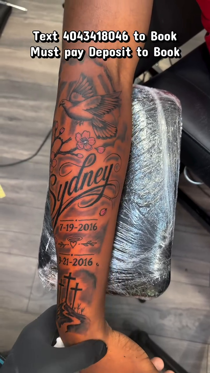 Tattoo by @i_am_tattoo — lettering_script, black_and_grey