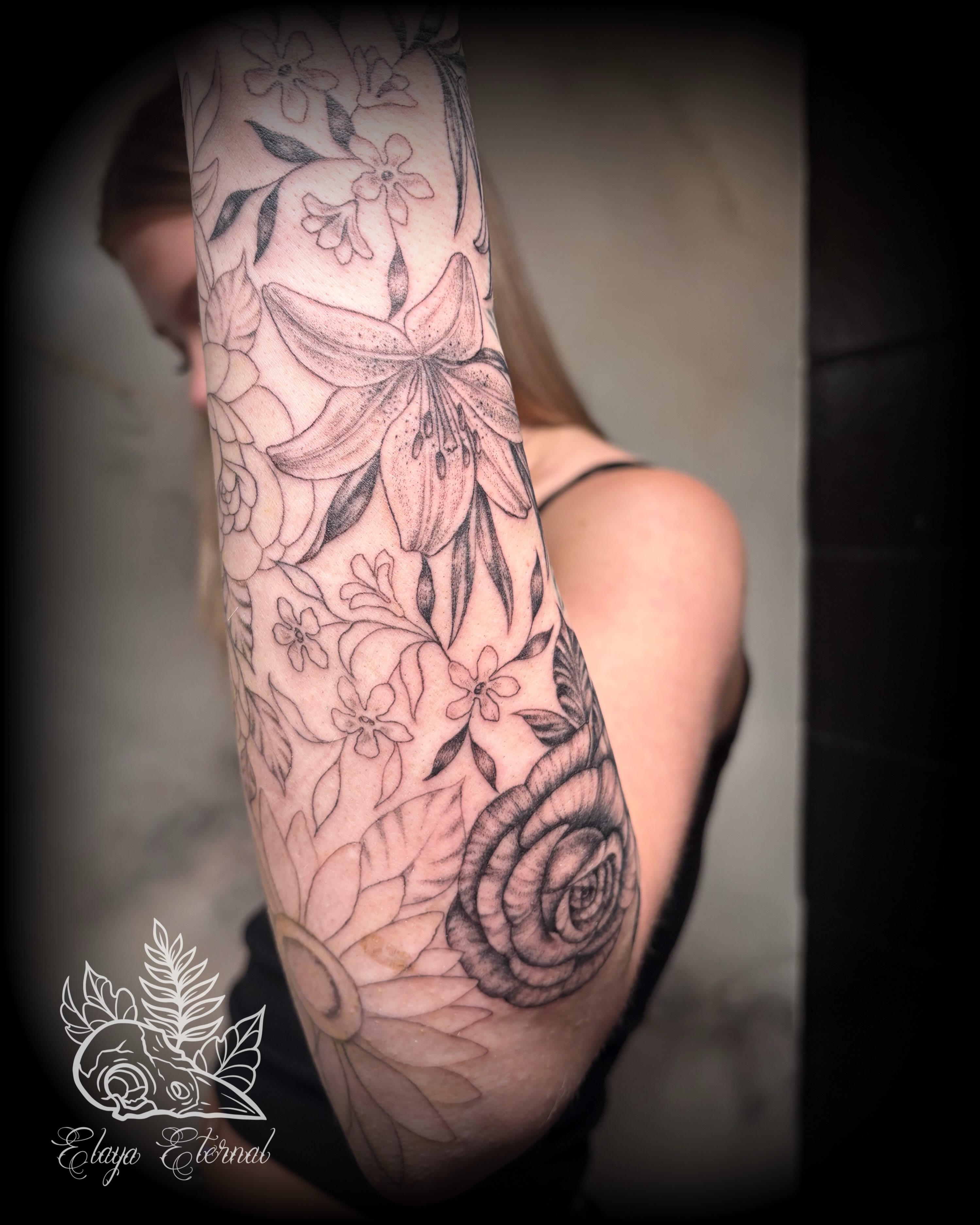 Tattoo by @elaya.tattoo.artistry — black_and_grey, realism