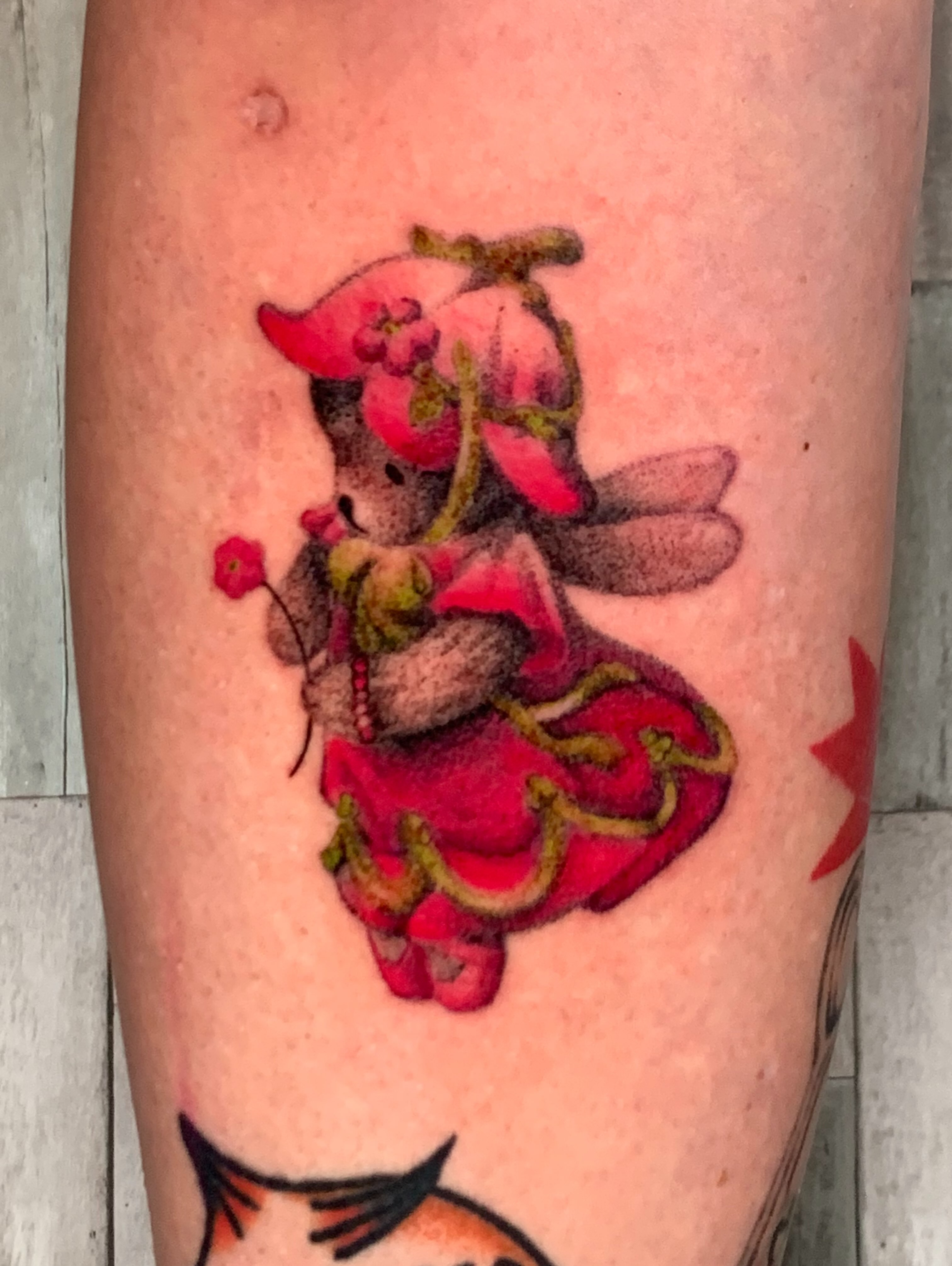 Tattoo by @dogranchtattoo — watercolor