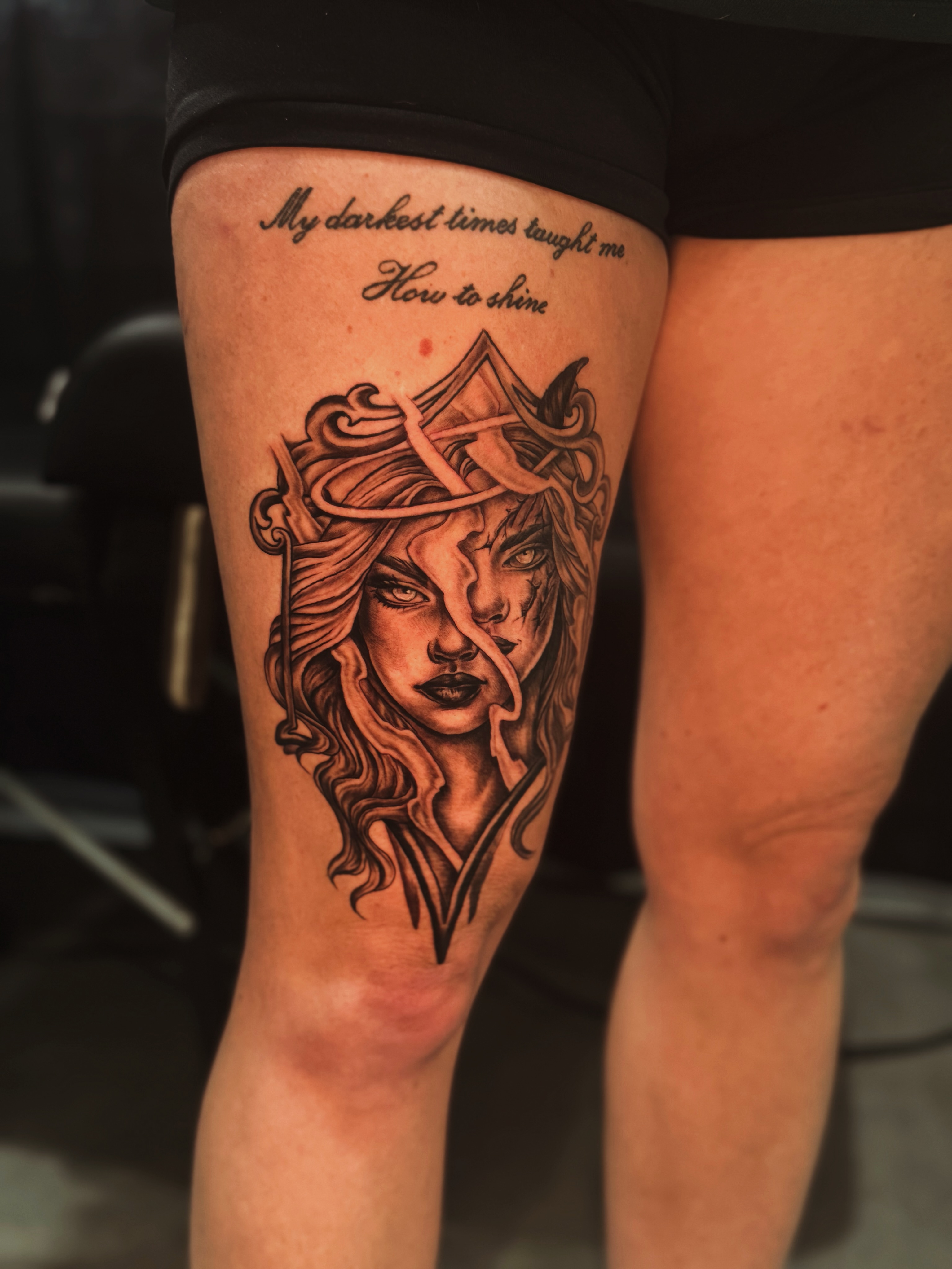 Tattoo by @lilylorraine_tattoos — black_and_grey, realism