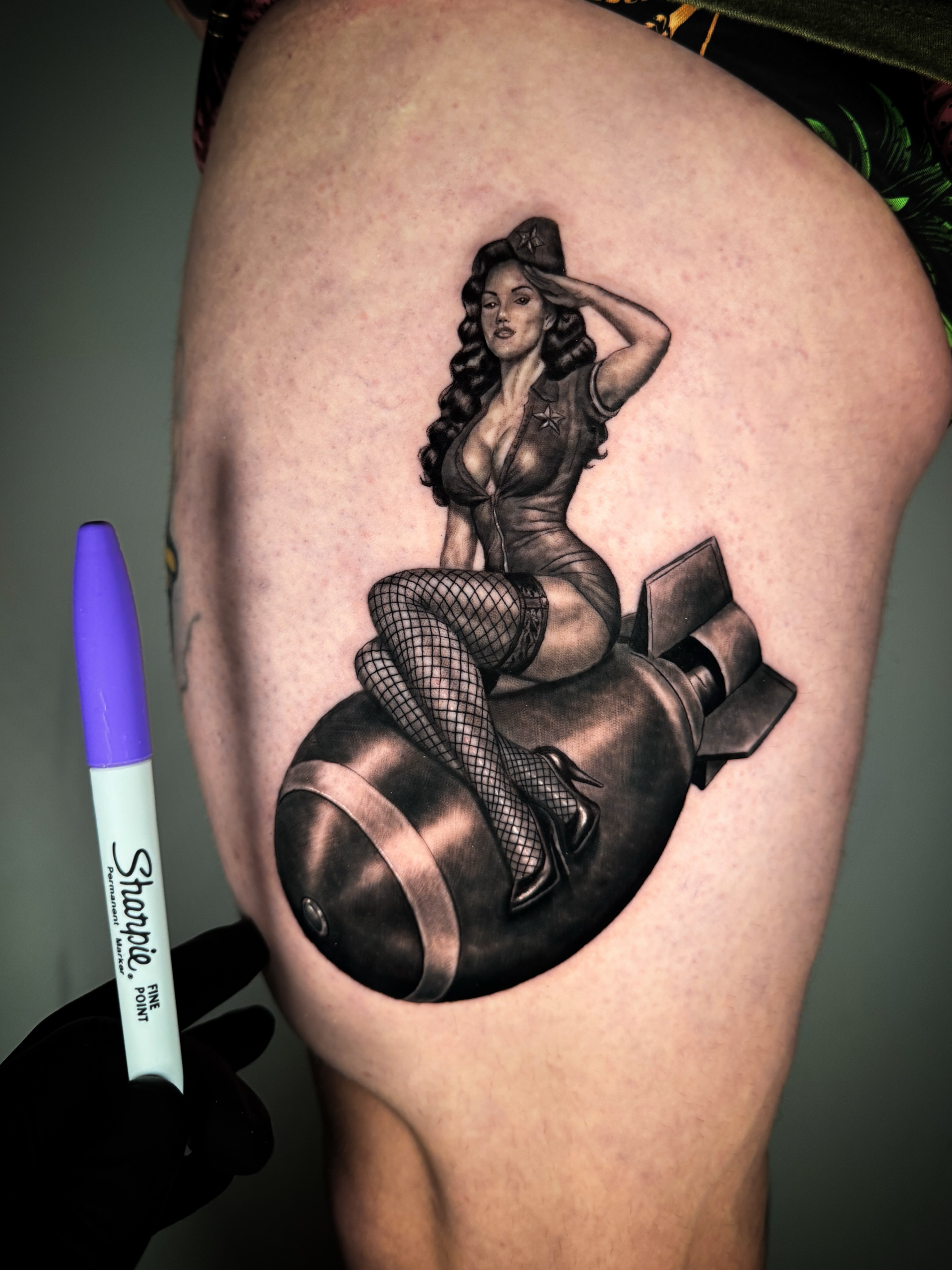 Tattoo by @saint.denis.ink — black_and_grey, realism