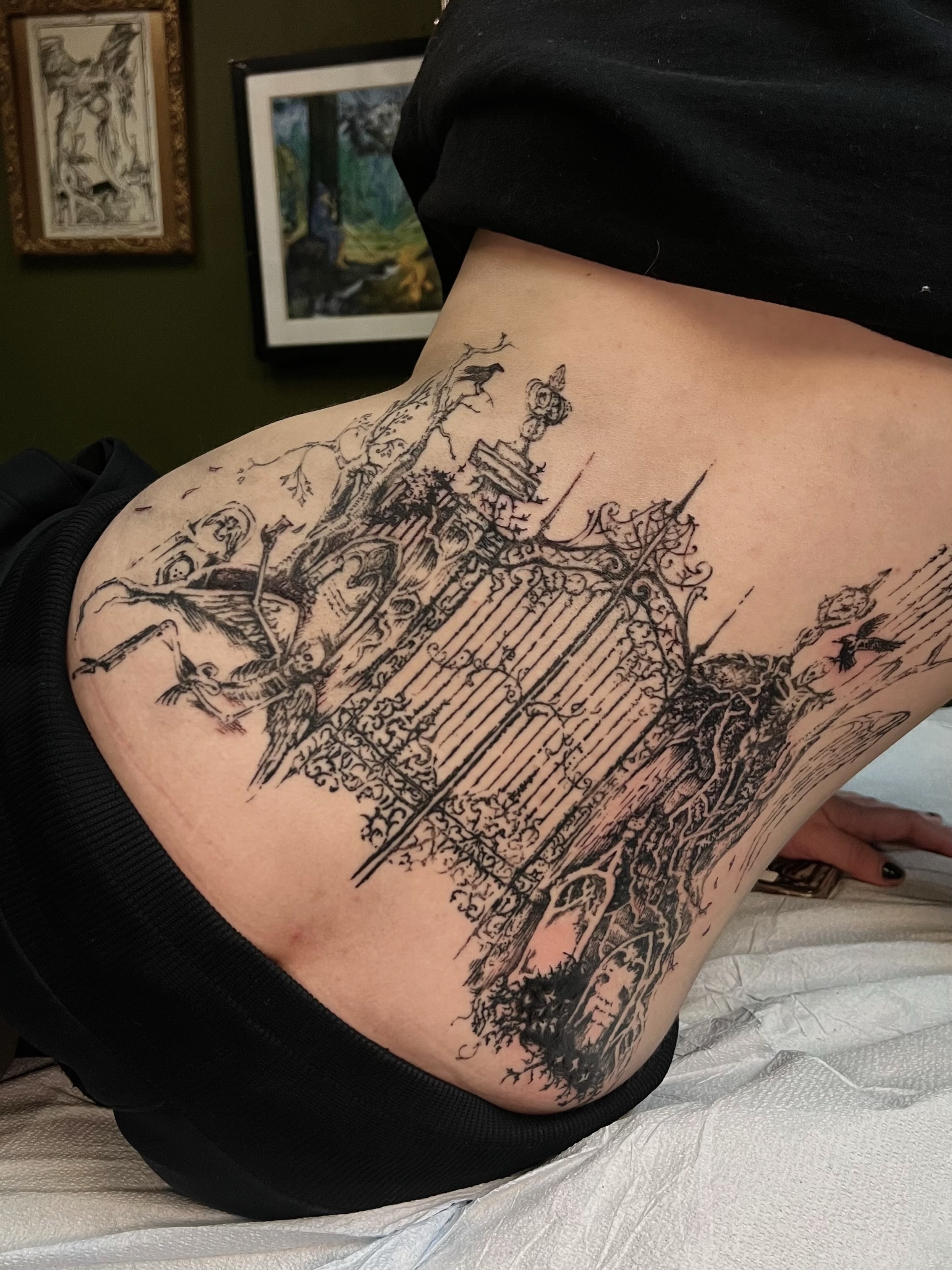 Tattoo by @elvensigils β black_and_grey