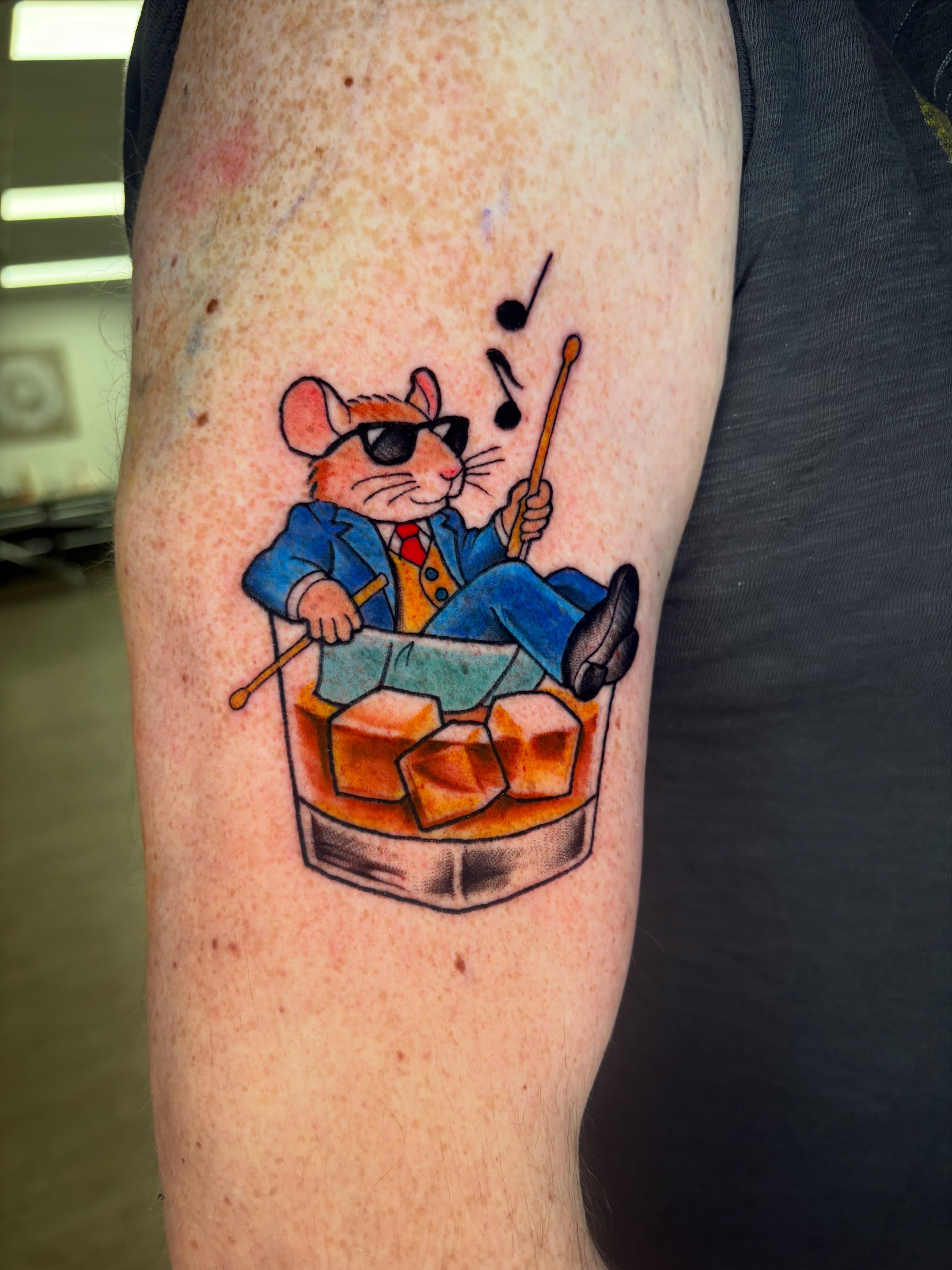 Tattoo by @elijahdejesus_art — new_school, illustrative