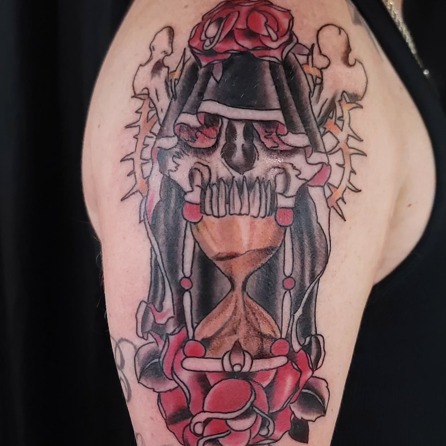 Tattoo by @ozdillinger — american_traditional, dark_realism