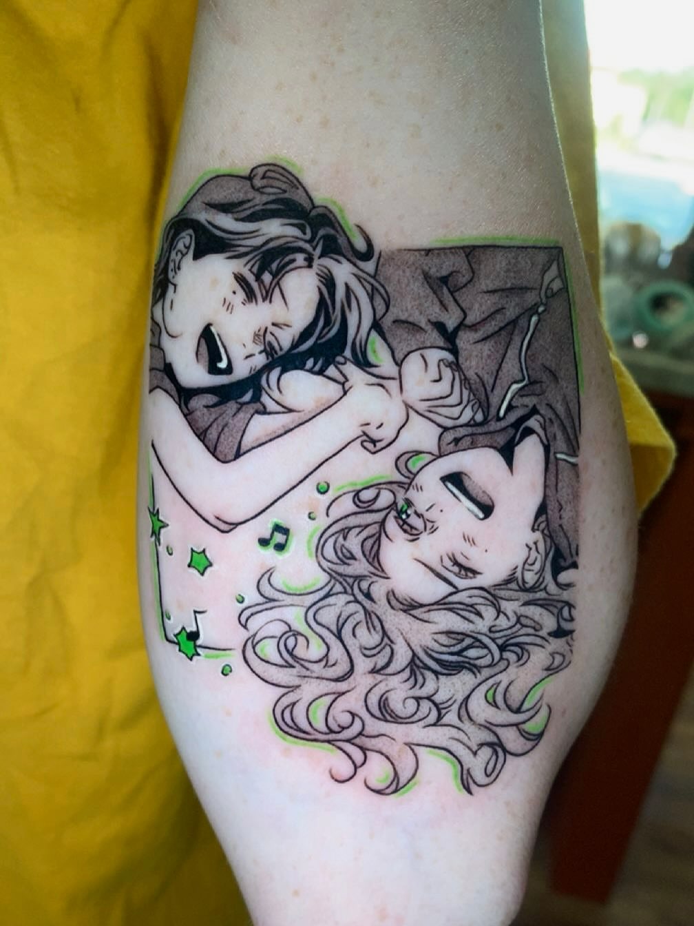 Tattoo by @maddiegtattoos — black_and_grey