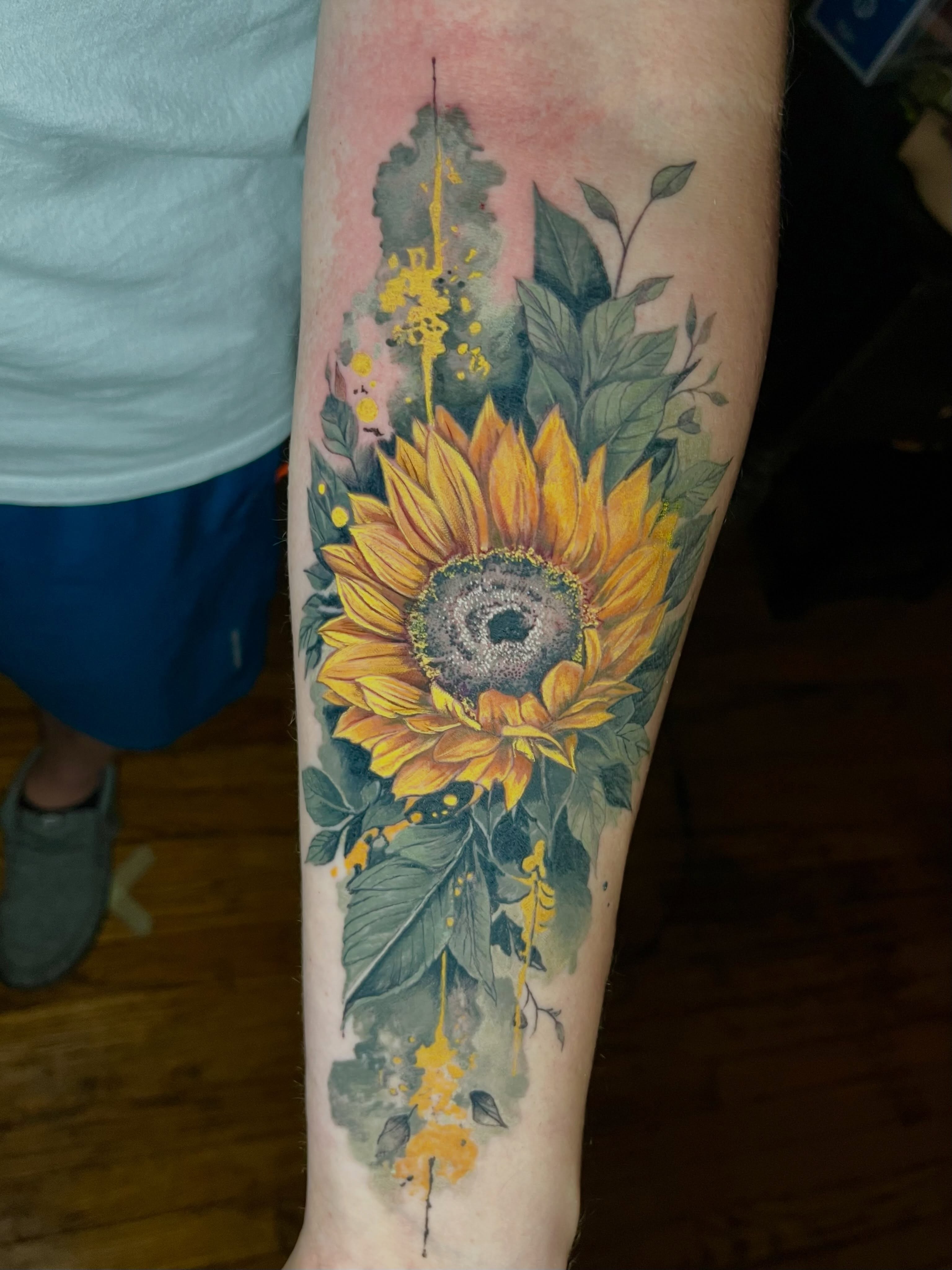 Tattoo by @inkbylennypaul — watercolor