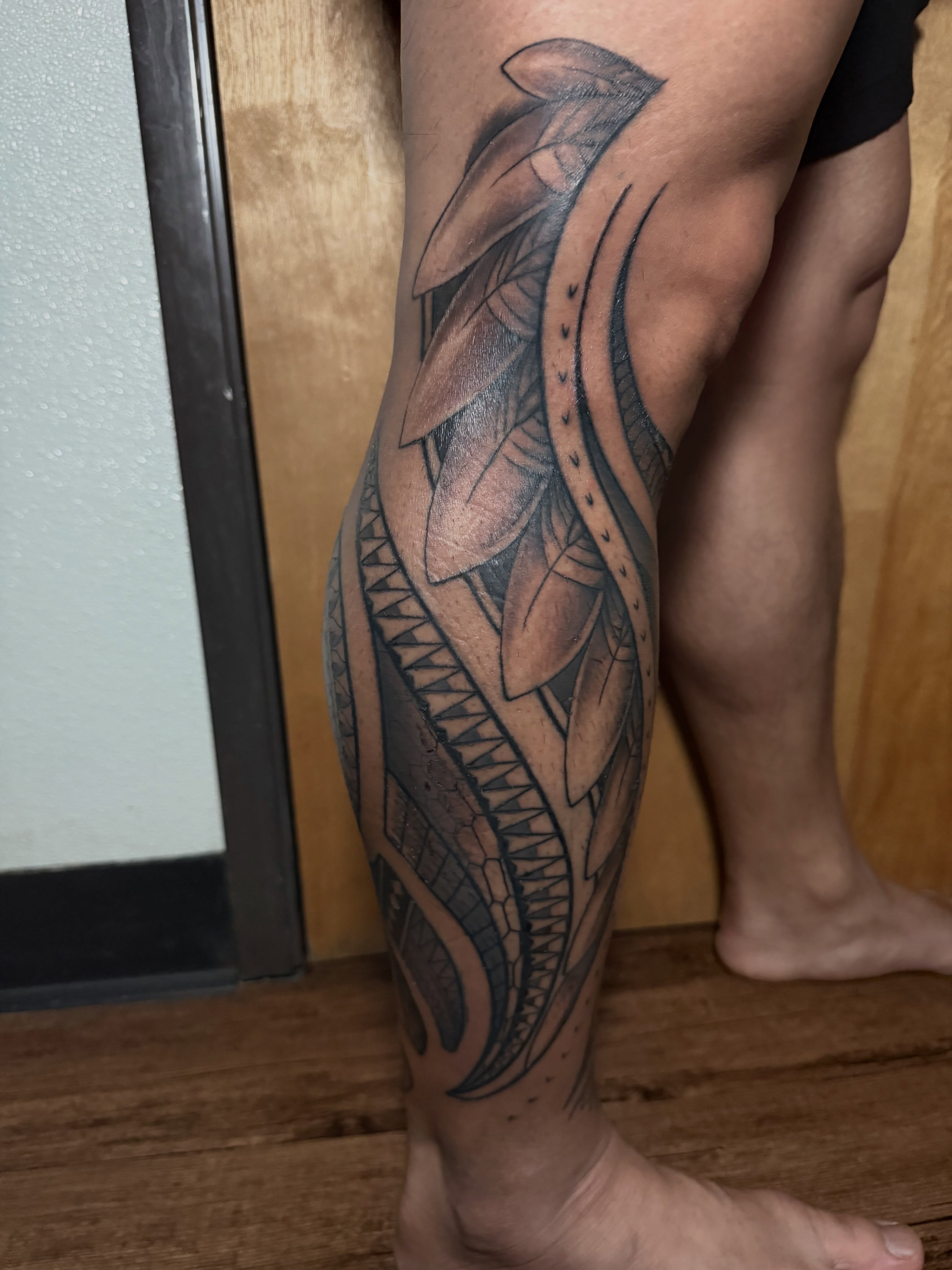 Tattoo by @bobsimmonstattoo — tribal, geometric