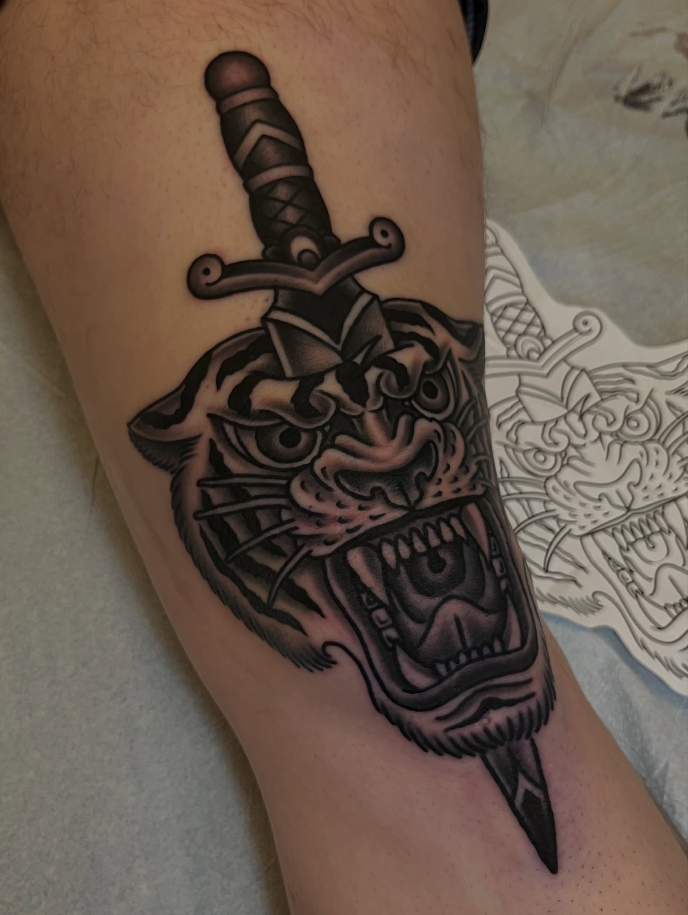 Tattoo by @anthony_tattooer — black_and_grey, realism