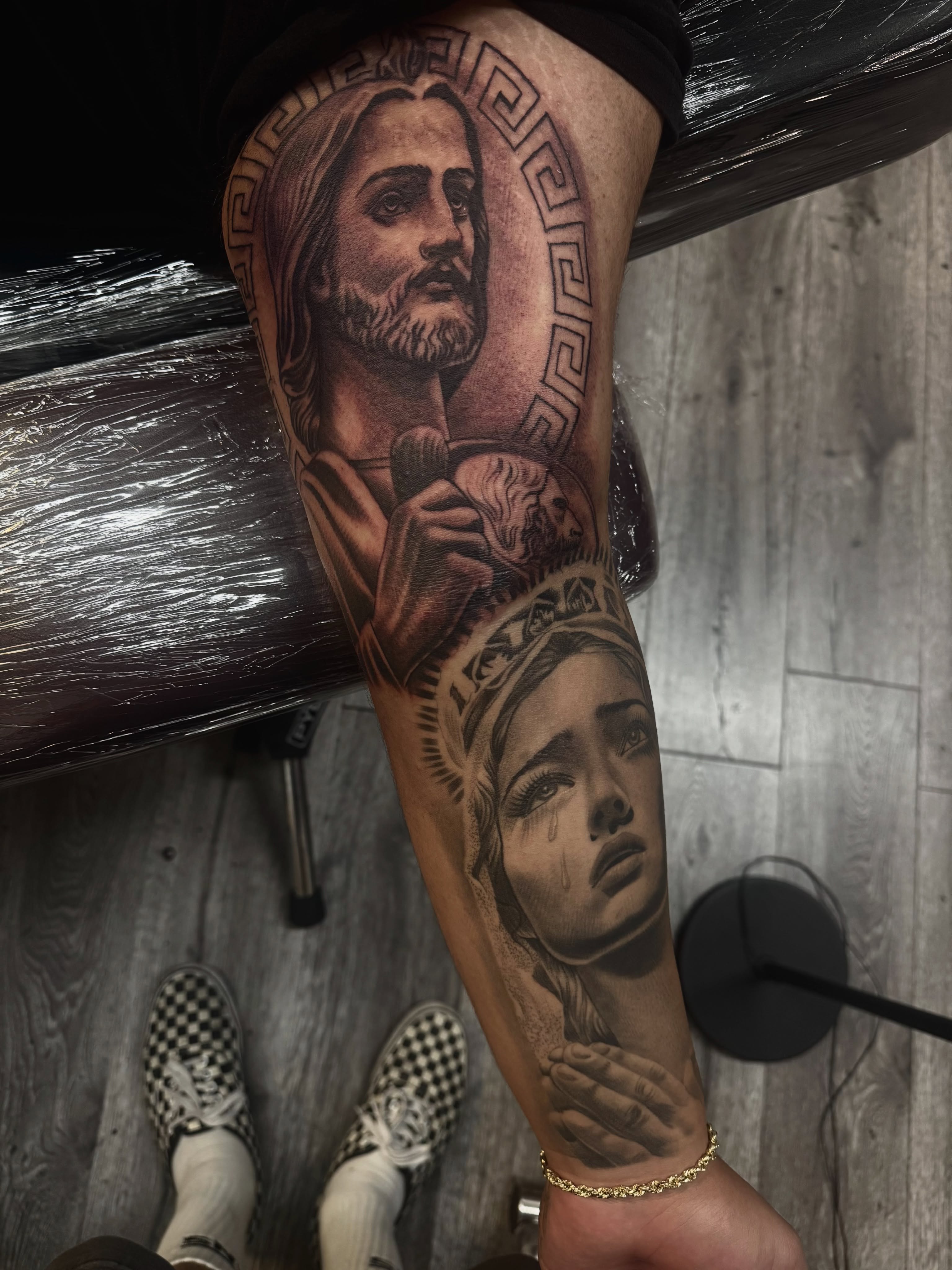 Tattoo by @solistattoos β realism, black_and_grey