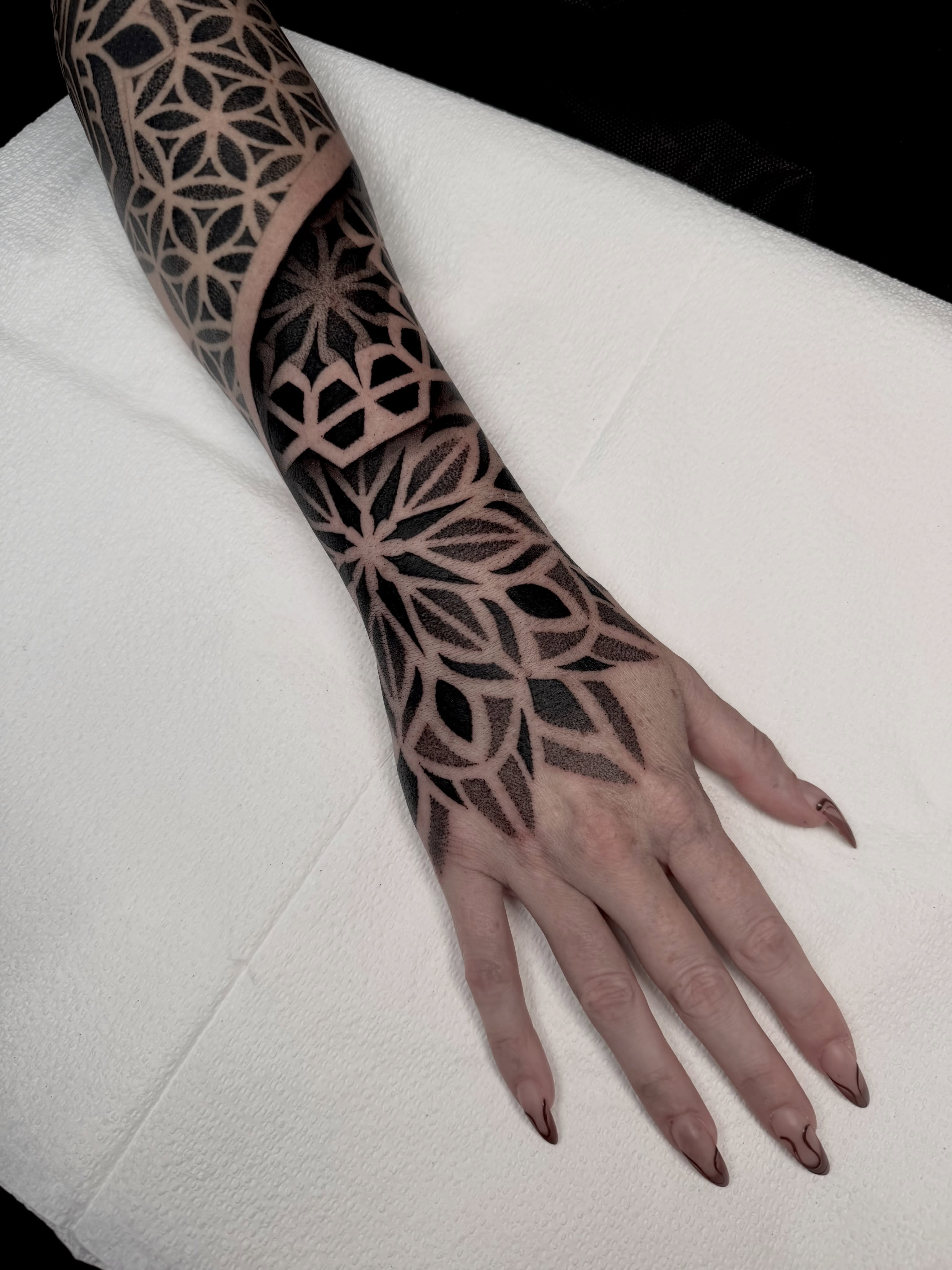 Tattoo by @kevinjohnson_143 — geometric