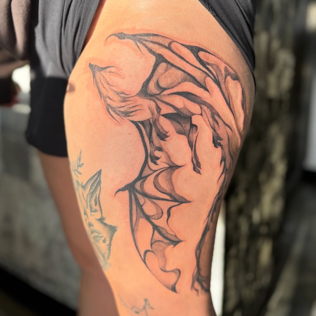 Tattoo by @5am.x.tattoos β dotwork, black_and_grey