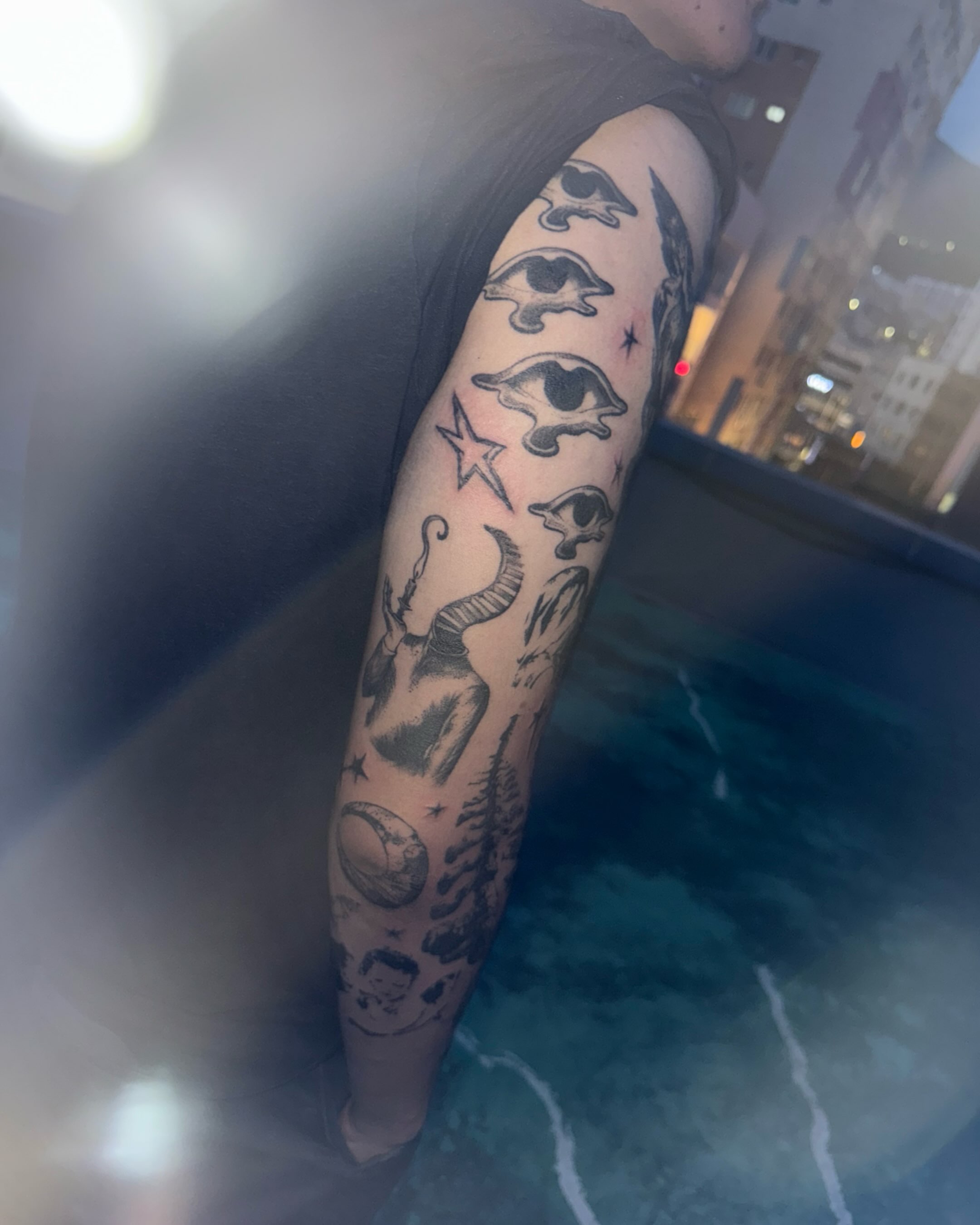 Tattoo by @mimo_tattooist__ — black_and_grey