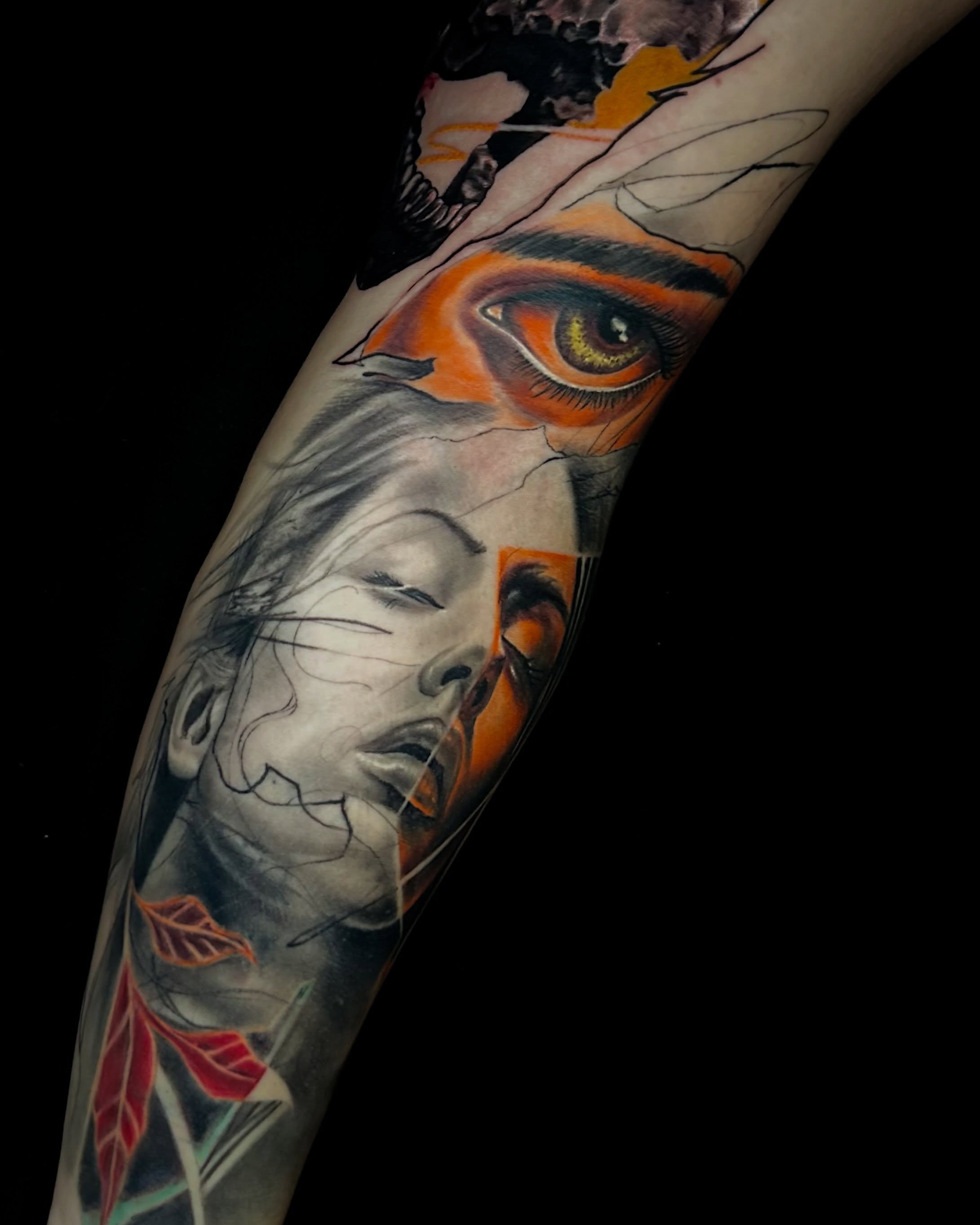 Tattoo by @davehatelovetattoo — realism, dark_realism